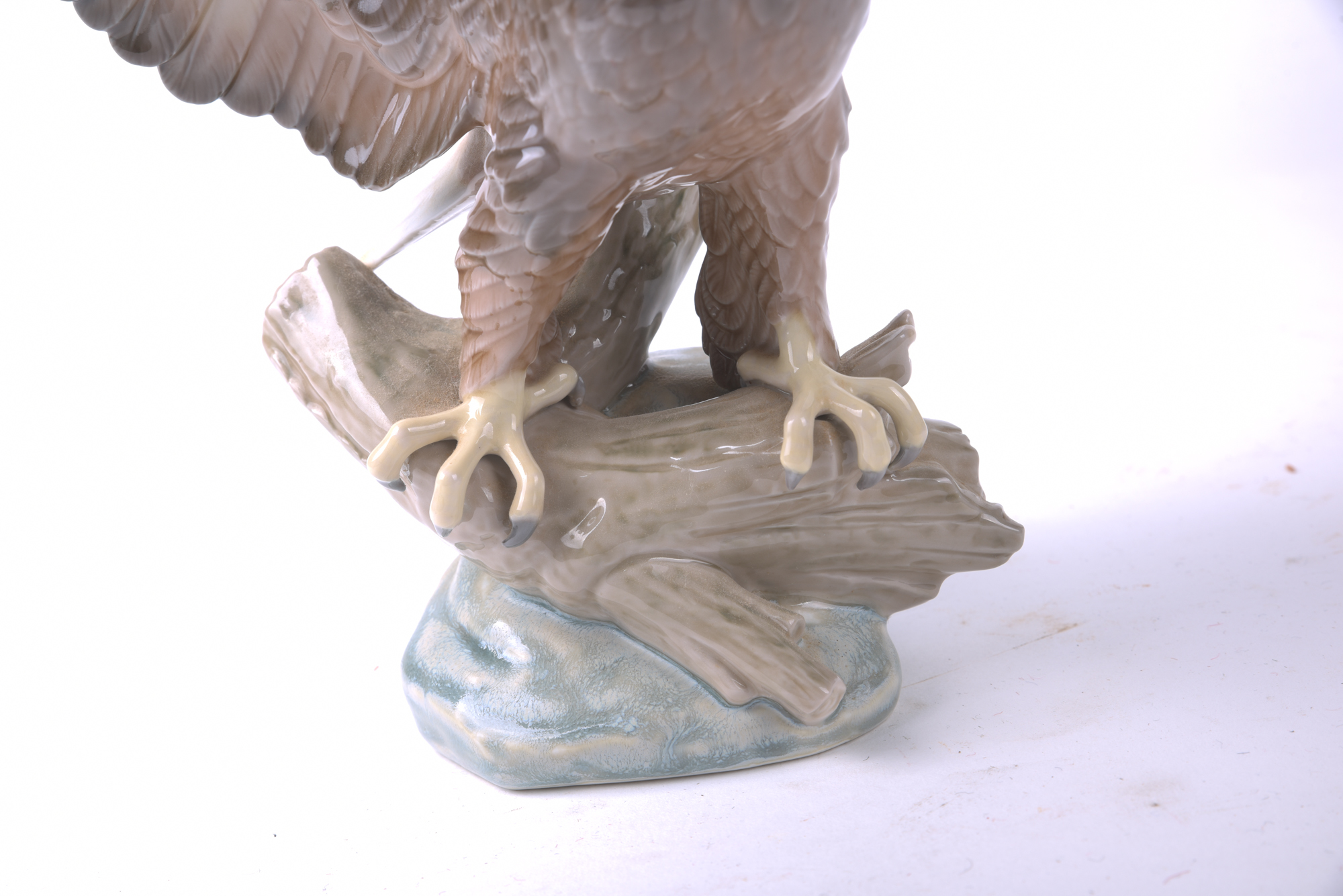 Lladró Signed "Freedom Eagle" Porcelain Sculpture, 1989