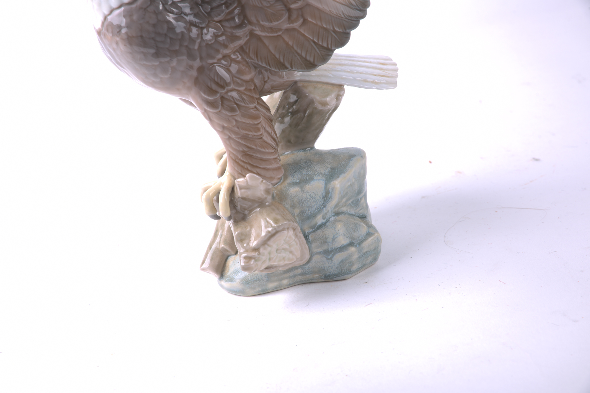 Lladró Signed "Freedom Eagle" Porcelain Sculpture, 1989