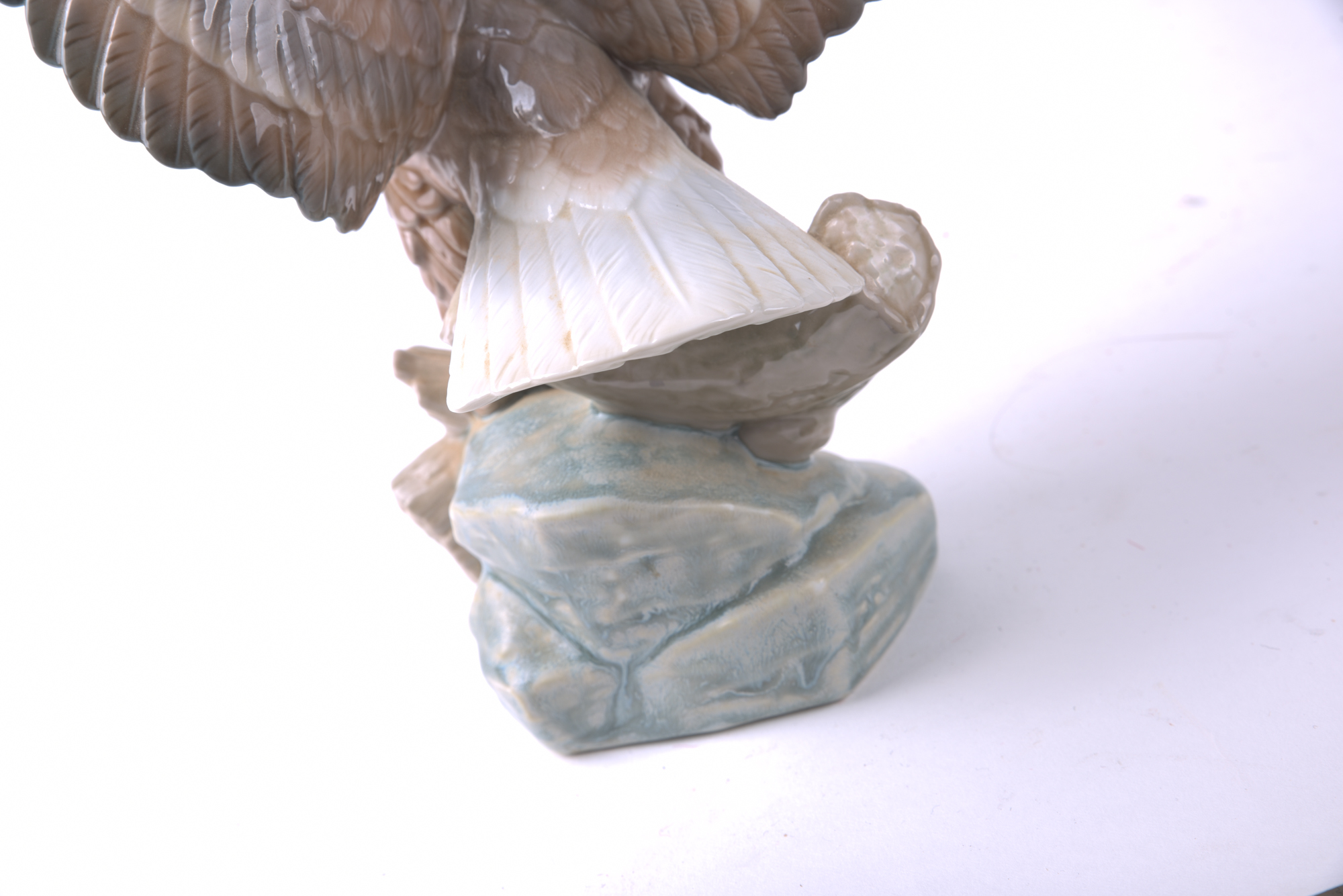Lladró Signed "Freedom Eagle" Porcelain Sculpture, 1989