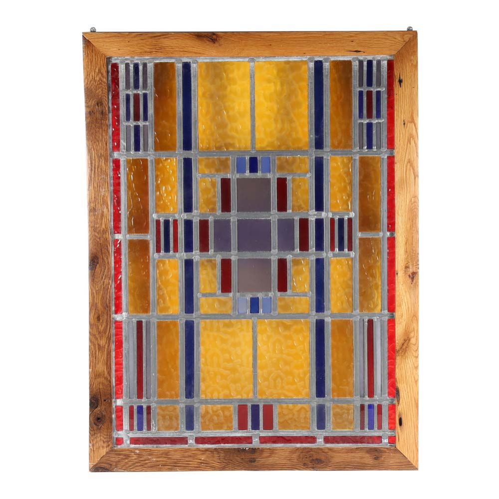 Contemporary Stained Glass Panel