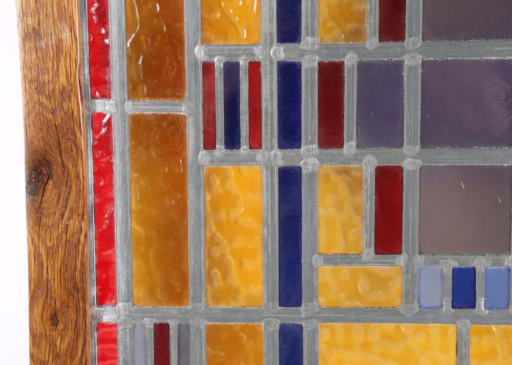 Contemporary Stained Glass Panel