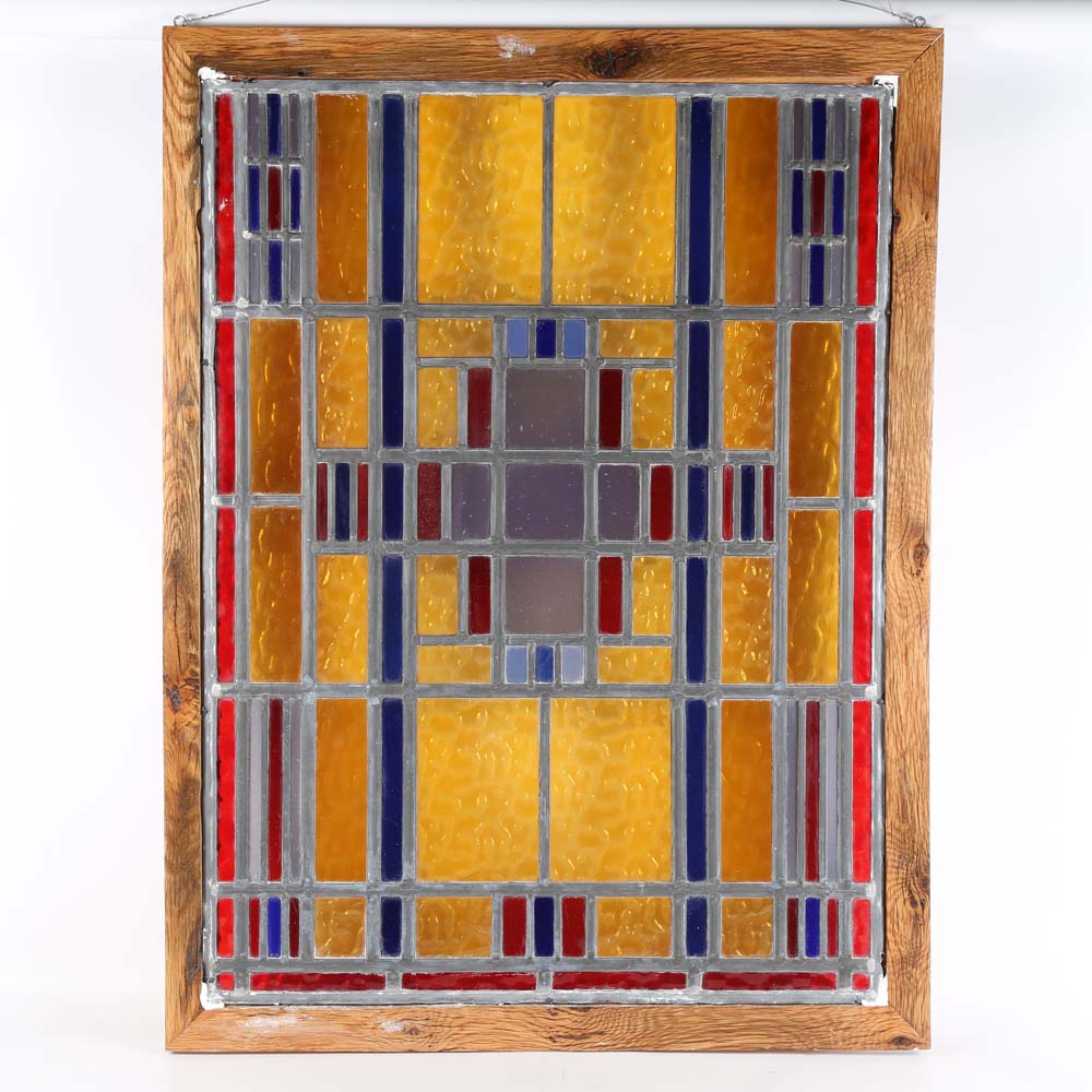 Contemporary Stained Glass Panel