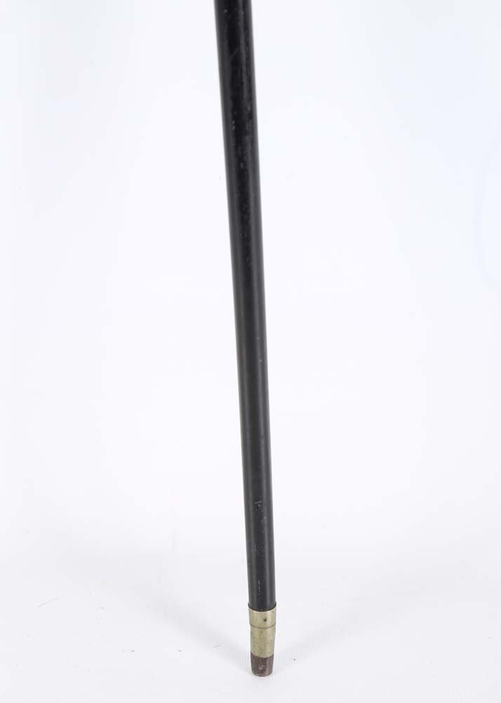 Antique 14K Yellow Gold and Ebony Walking Cane, Early 20th Century