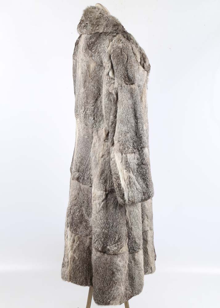 Women's Full-Length Rabbit Fur Coat
