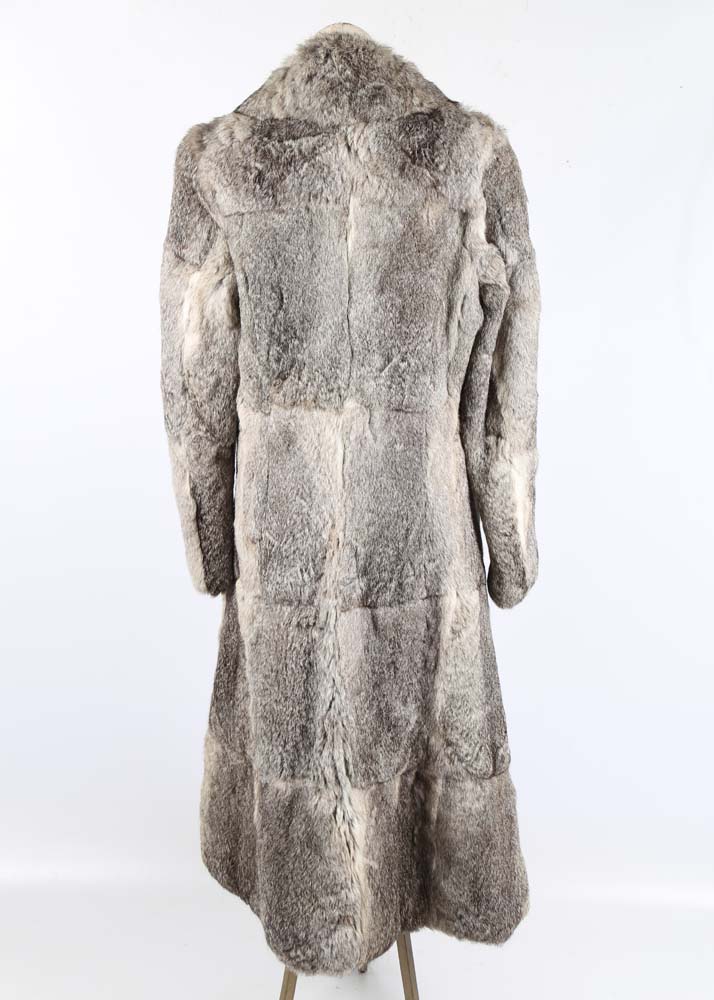 Women's Full-Length Rabbit Fur Coat