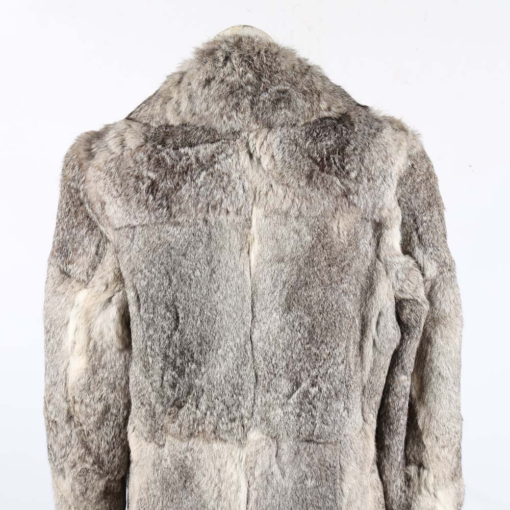 Women's Full-Length Rabbit Fur Coat