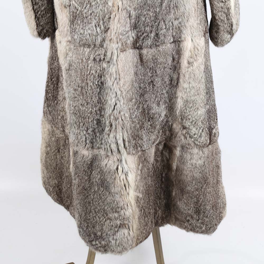 Women's Full-Length Rabbit Fur Coat