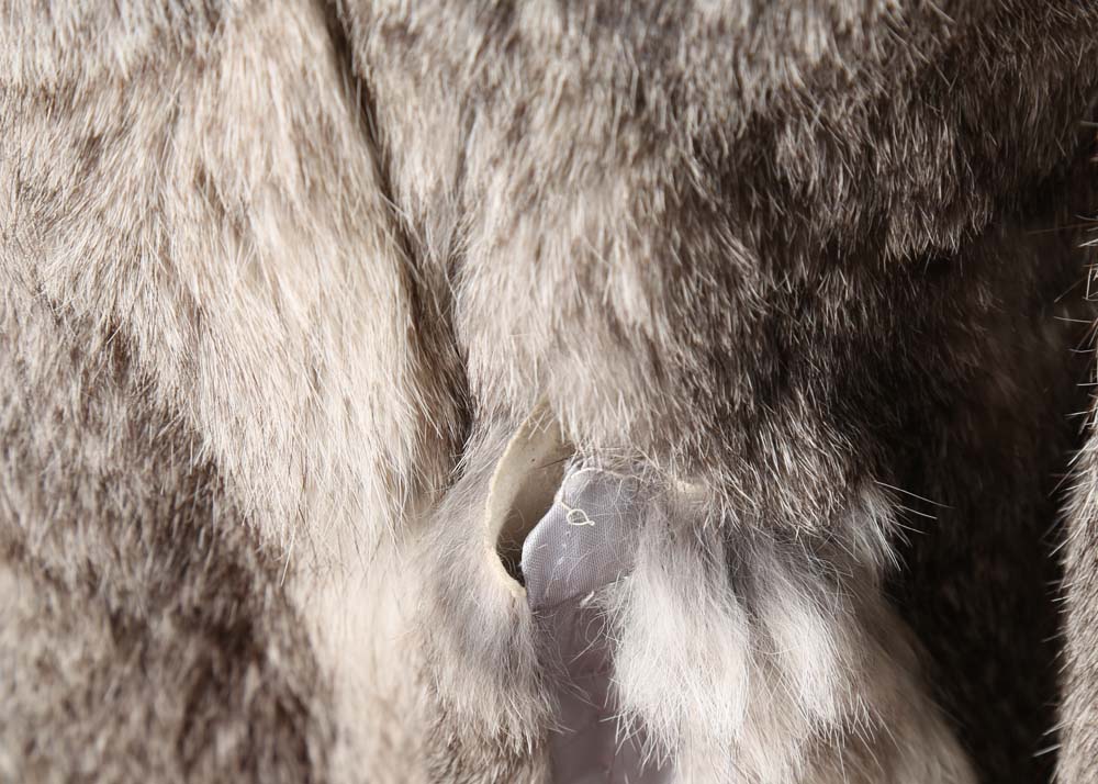 Women's Full-Length Rabbit Fur Coat