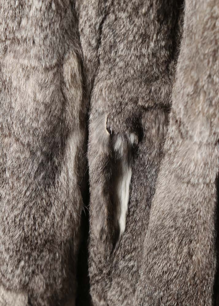 Women's Full-Length Rabbit Fur Coat