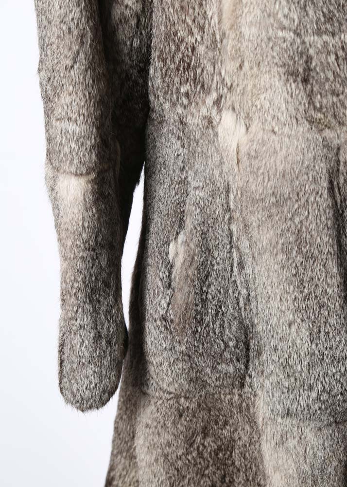 Women's Full-Length Rabbit Fur Coat