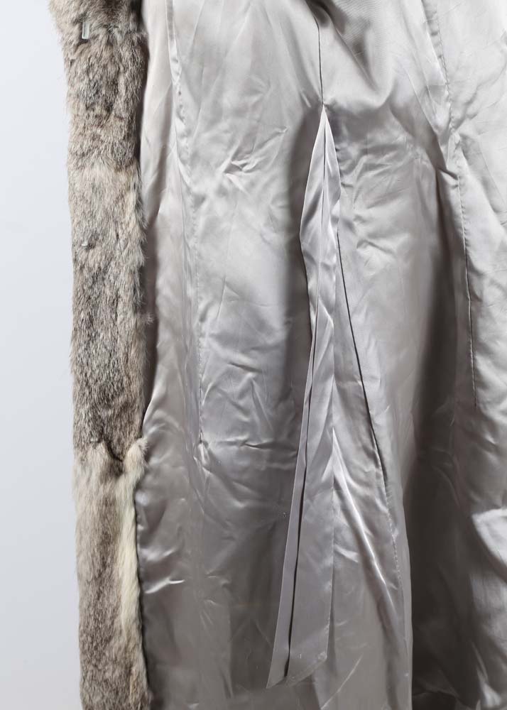 Women's Full-Length Rabbit Fur Coat