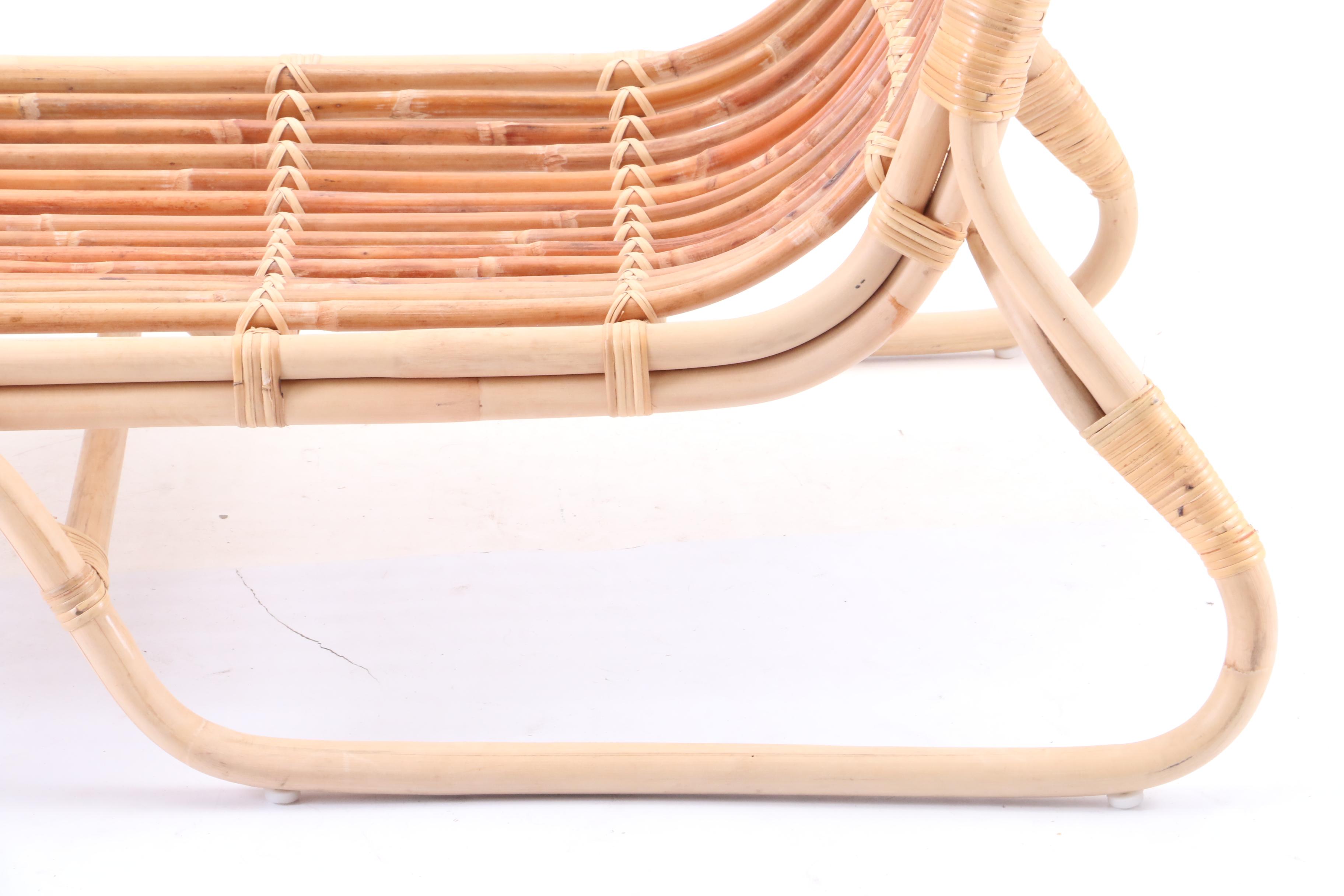 Contemporary Bamboo Lounge Chair