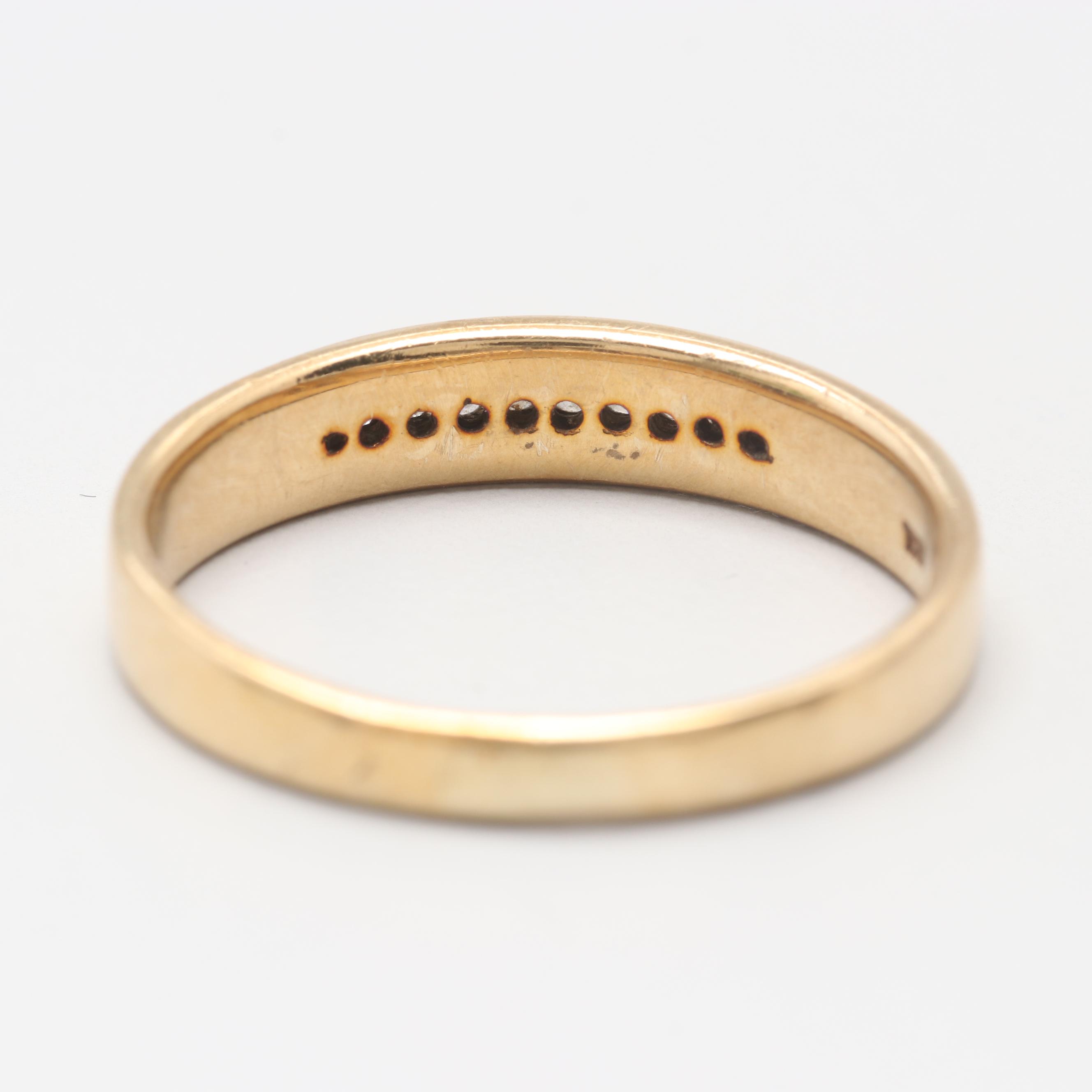 10K Yellow Gold Diamond Ring