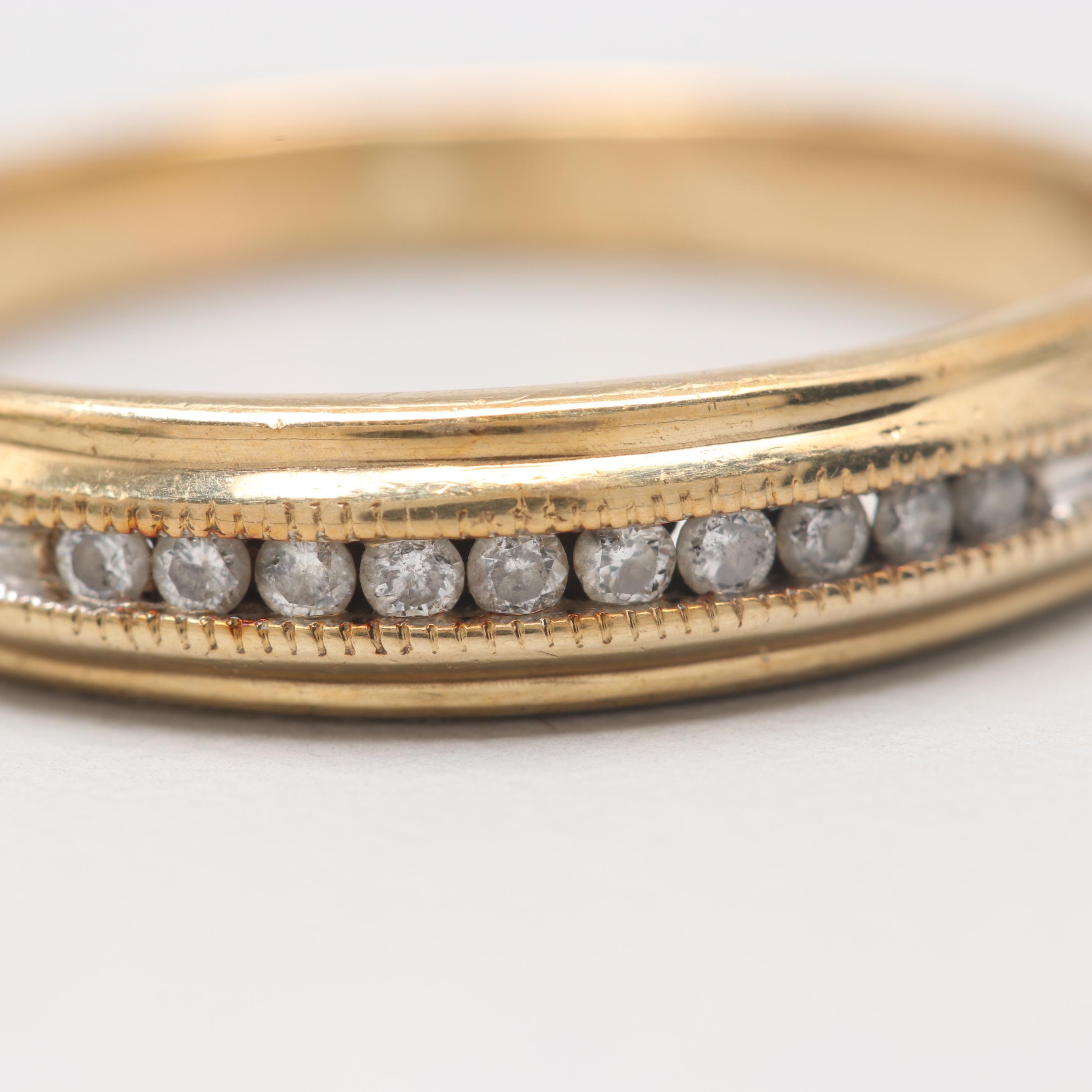 10K Yellow Gold Diamond Ring