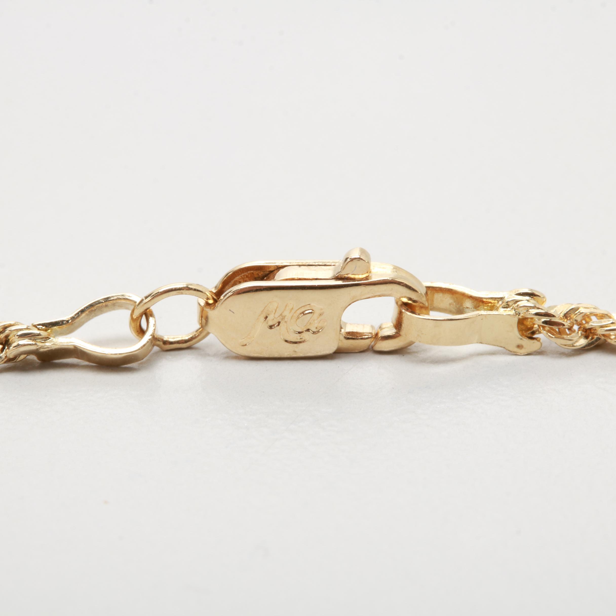 Michael Anthony 14K Yellow Gold Rope Chain Necklace