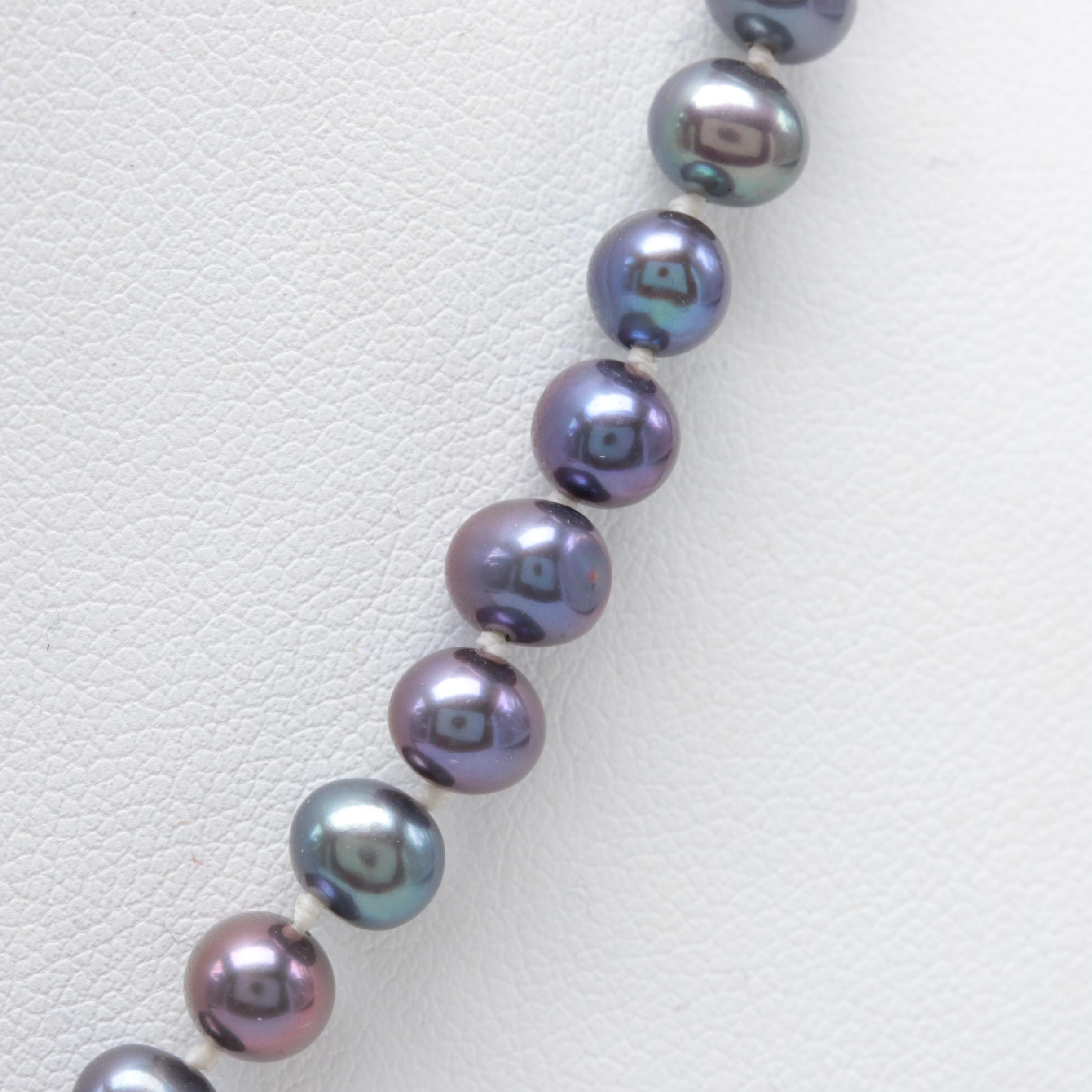 14K Yellow Gold Cultured Pearl Necklace