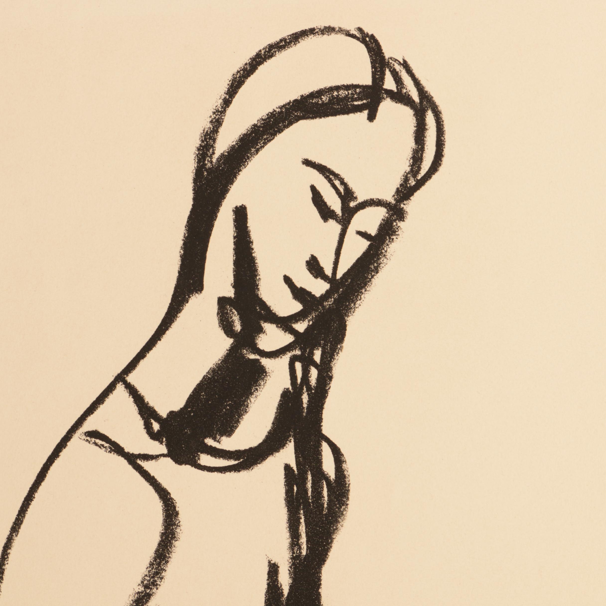 Paul Chidlaw 1980 Artist's Proof Lithograph Portrait