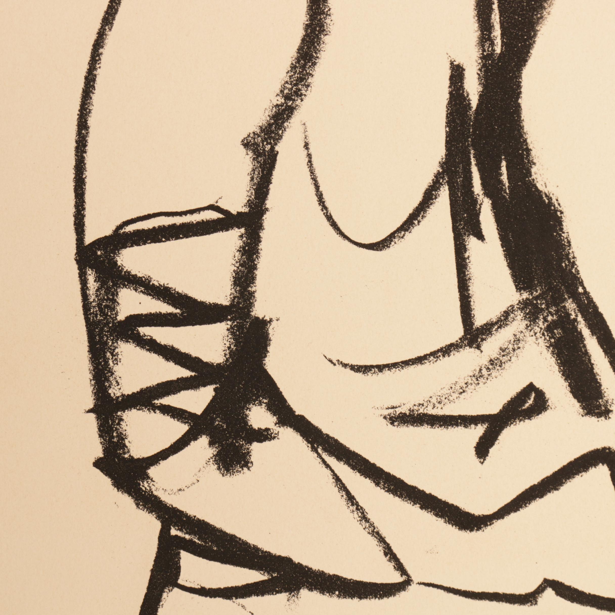 Paul Chidlaw 1980 Artist's Proof Lithograph Portrait