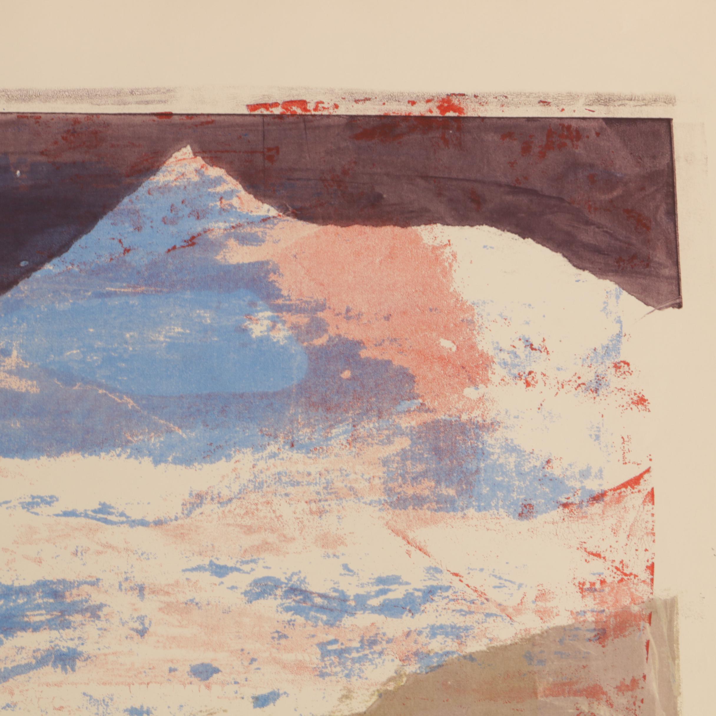 Paul Chidlaw Abstract Experimental Serigraphs on Paper