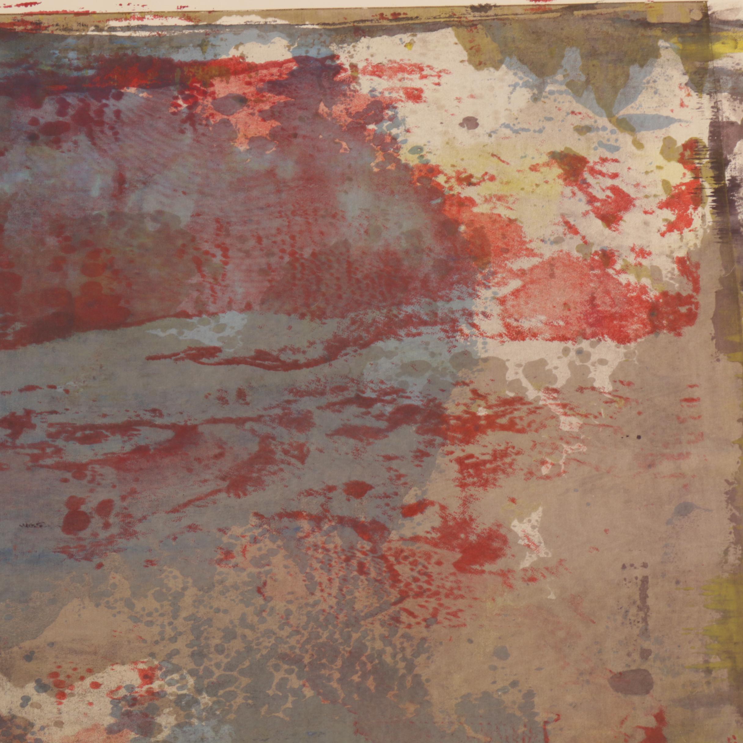 Paul Chidlaw Abstract Experimental Serigraphs on Paper