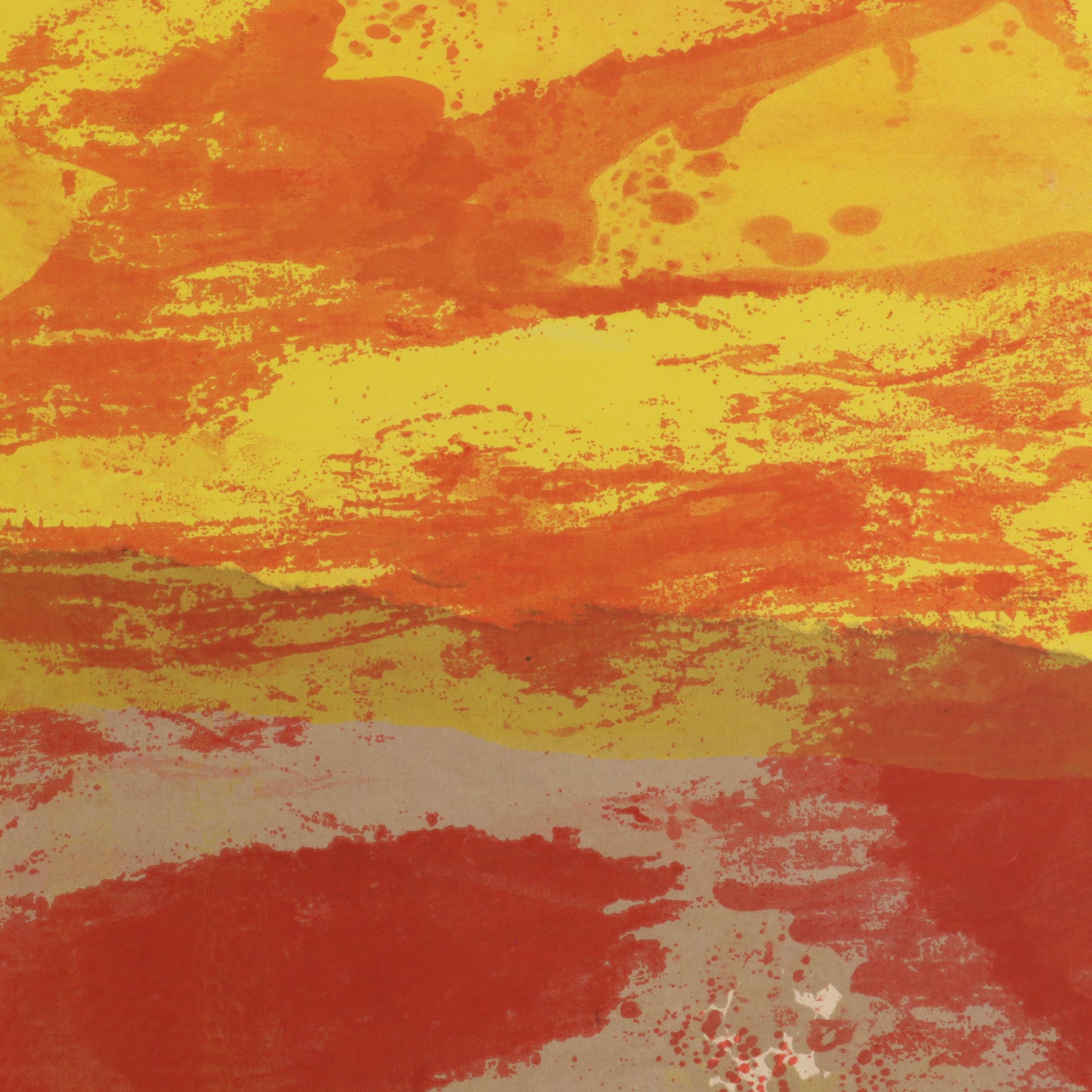 Paul Chidlaw Abstract Experimental Serigraphs on Paper