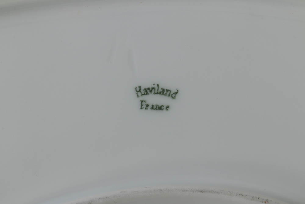 Vintage Haviland France Gilt Rimmed Porcelain Tableware