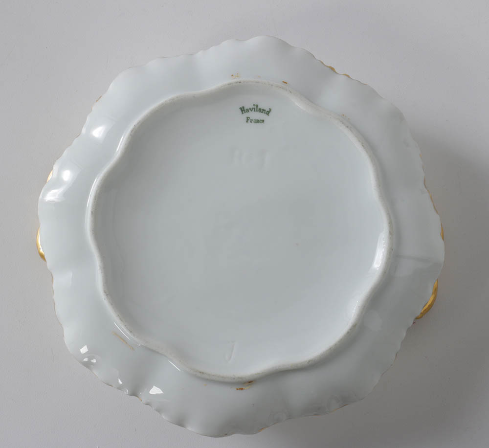 Vintage Haviland France Gilt Rimmed Porcelain Tableware