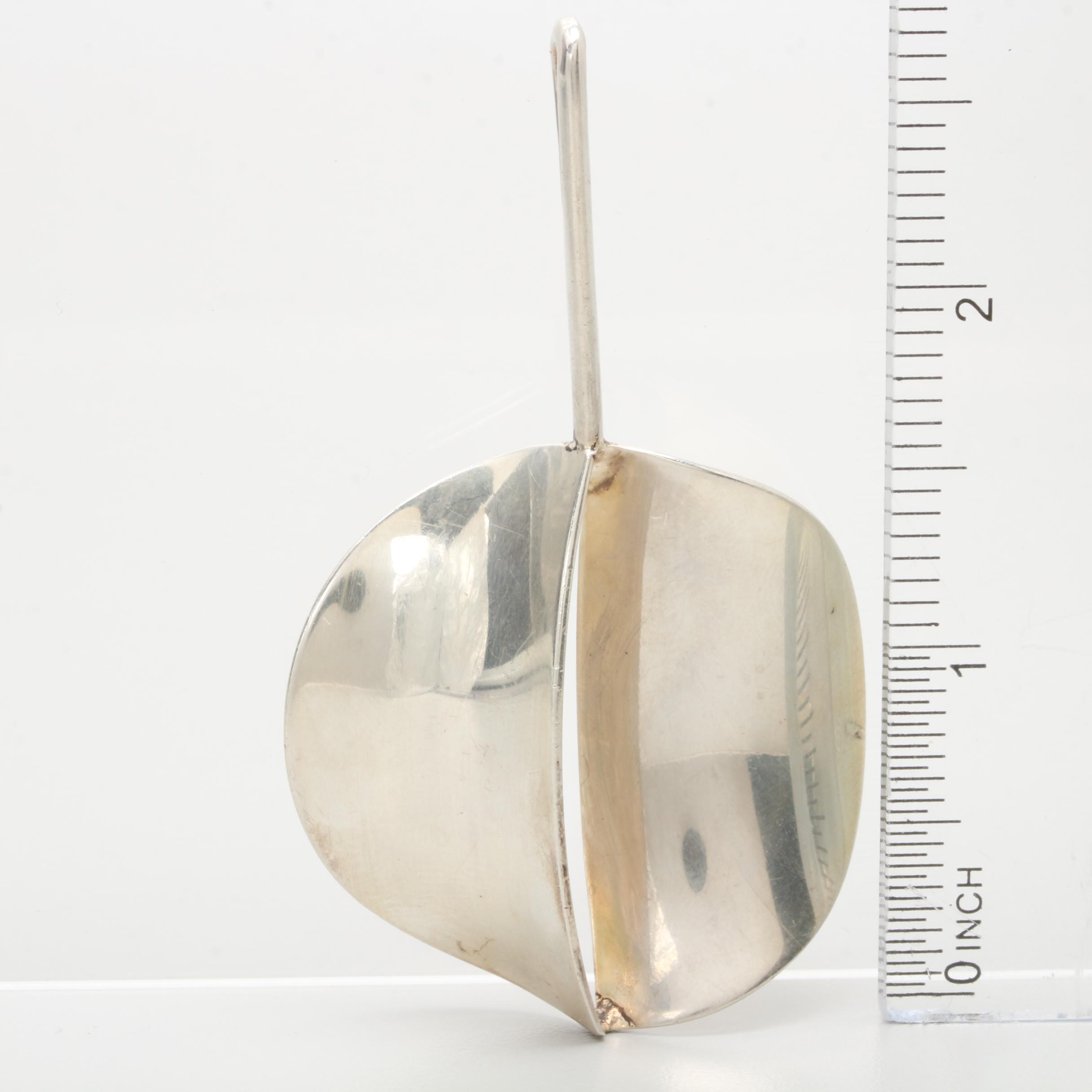 Circa 1970s Karl Eric Palmberg for Alton, Sweden Sterling Silver Pendant