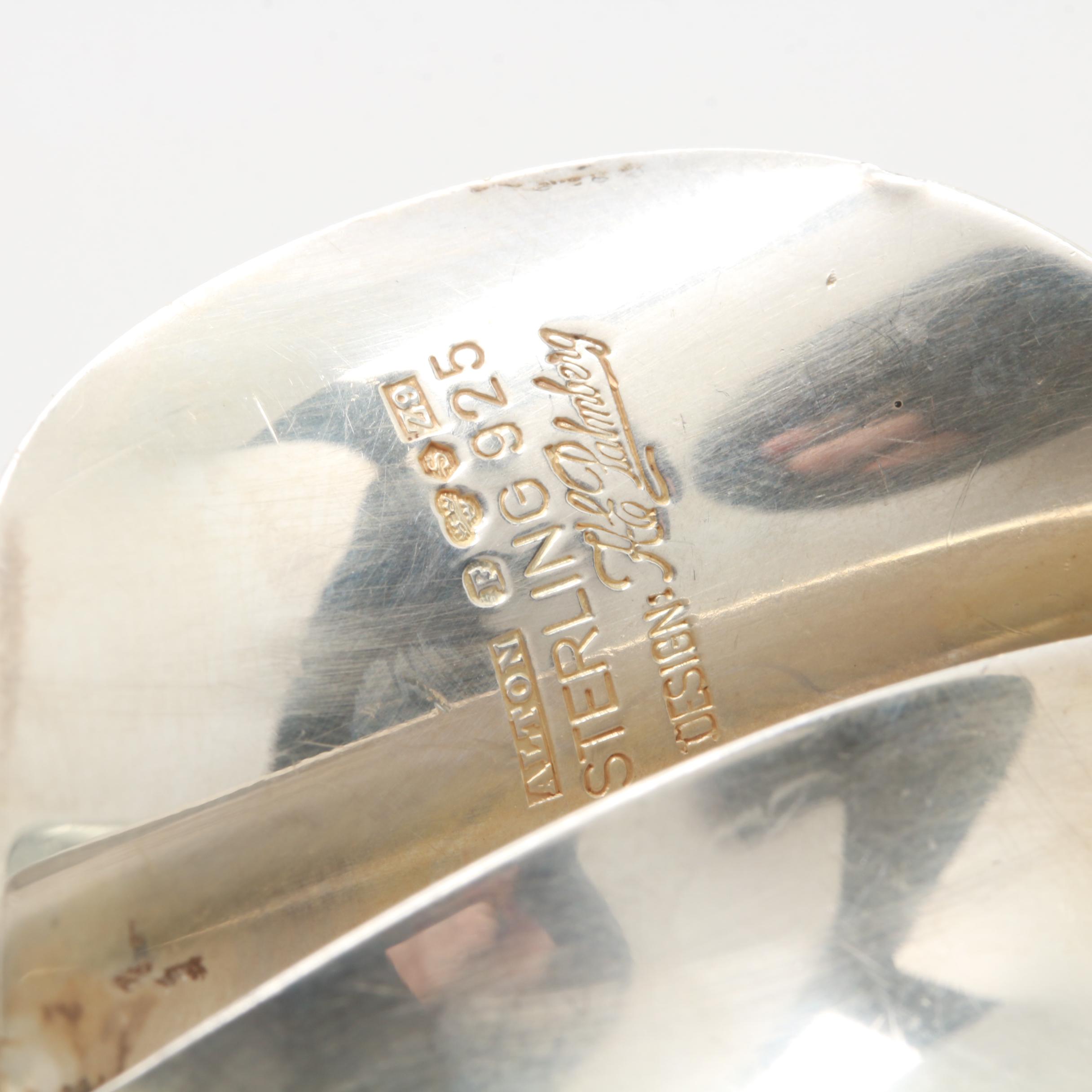 Circa 1970s Karl Eric Palmberg for Alton, Sweden Sterling Silver Pendant