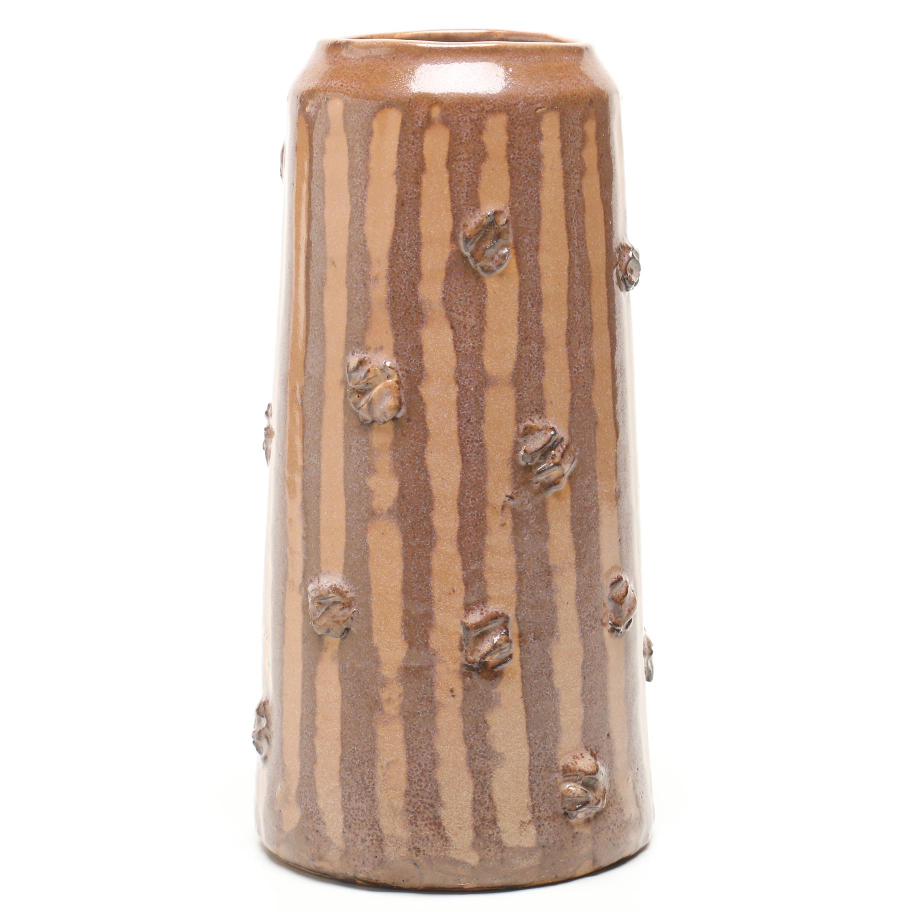 North Dakota School of Mines Stoneware Glaze Test Vase