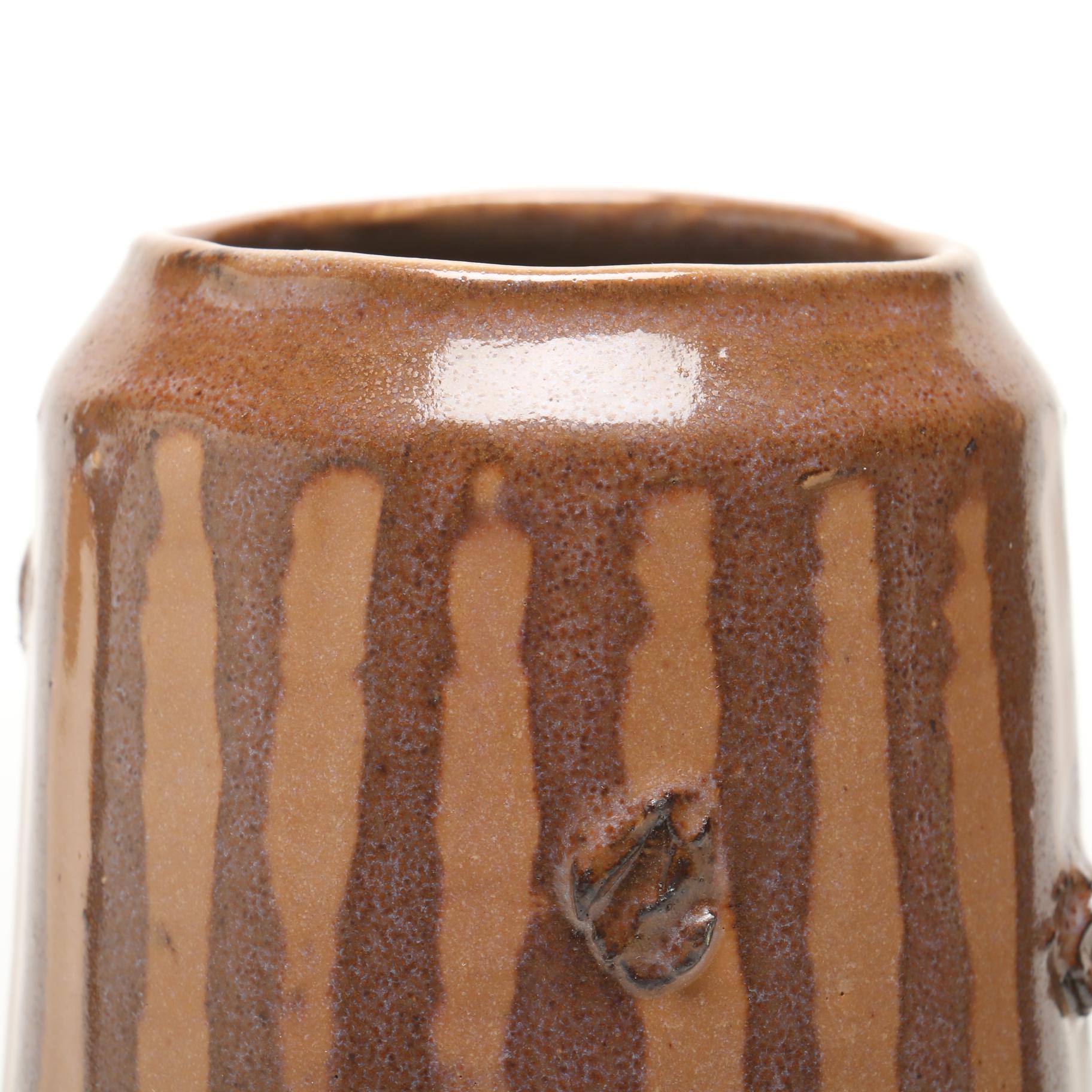 North Dakota School of Mines Stoneware Glaze Test Vase