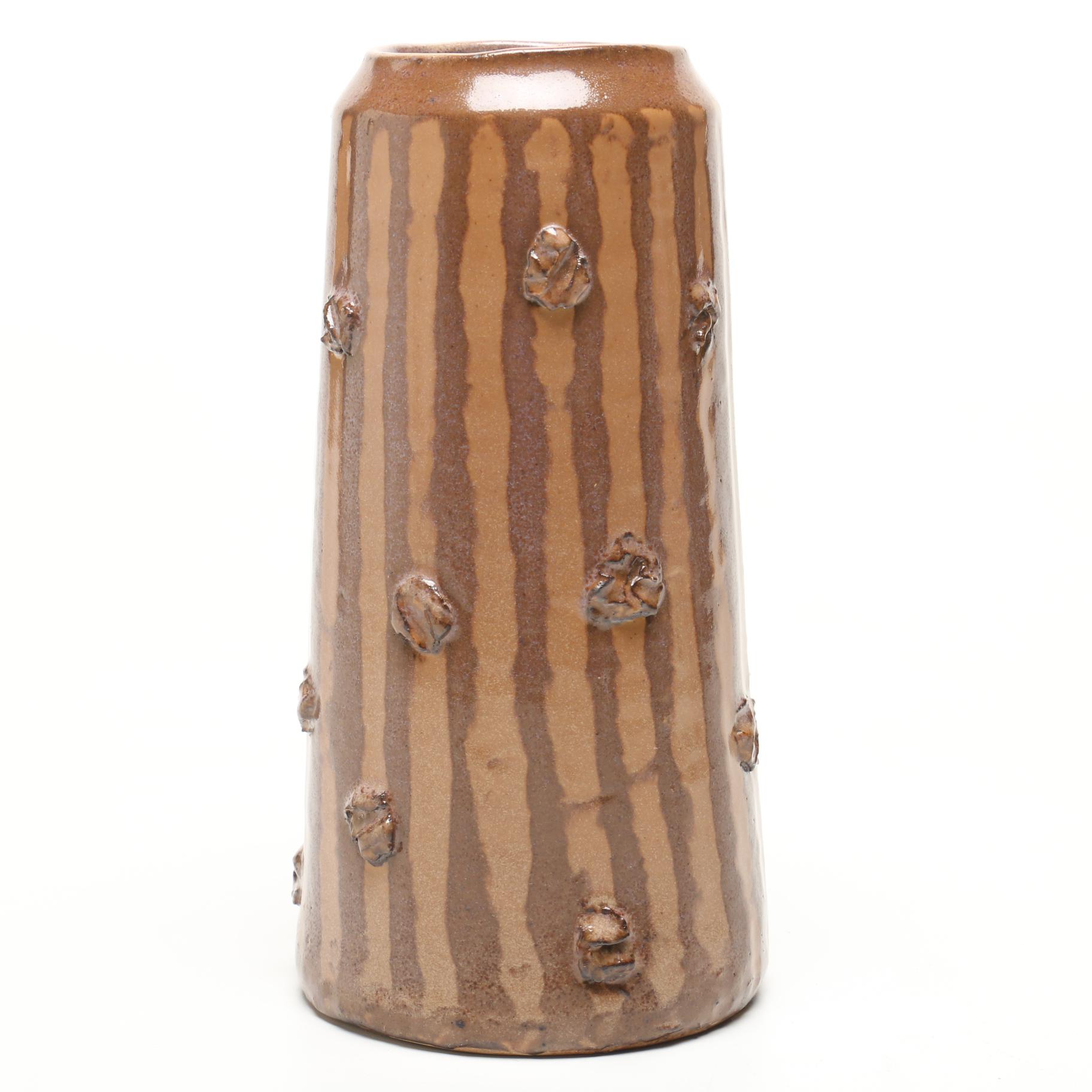 North Dakota School of Mines Stoneware Glaze Test Vase