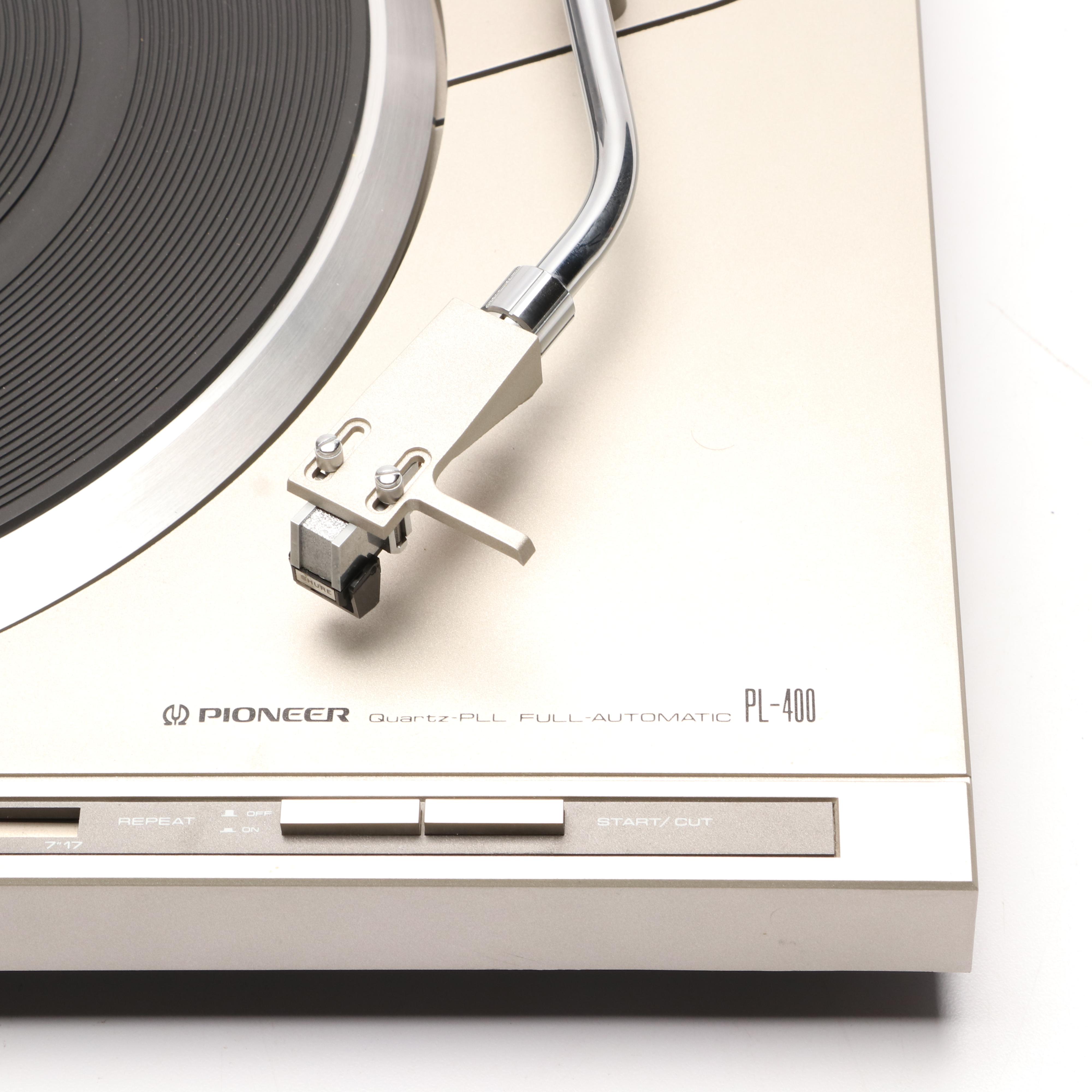 Pioneer Quartz PL-400 Stereo Turntable from 1980