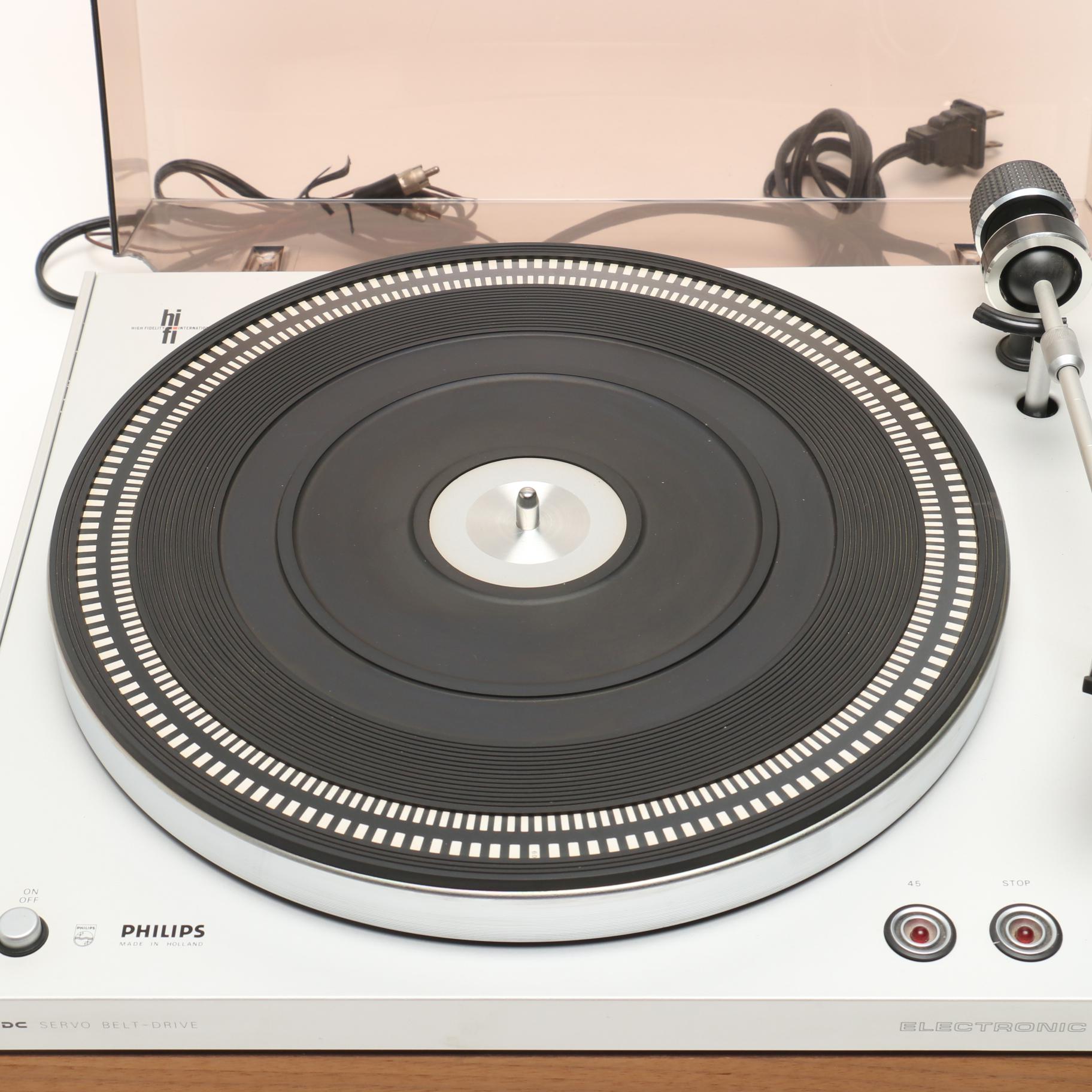 Philips Electronic 312 DC Servo Belt Drive Turntable From Holand