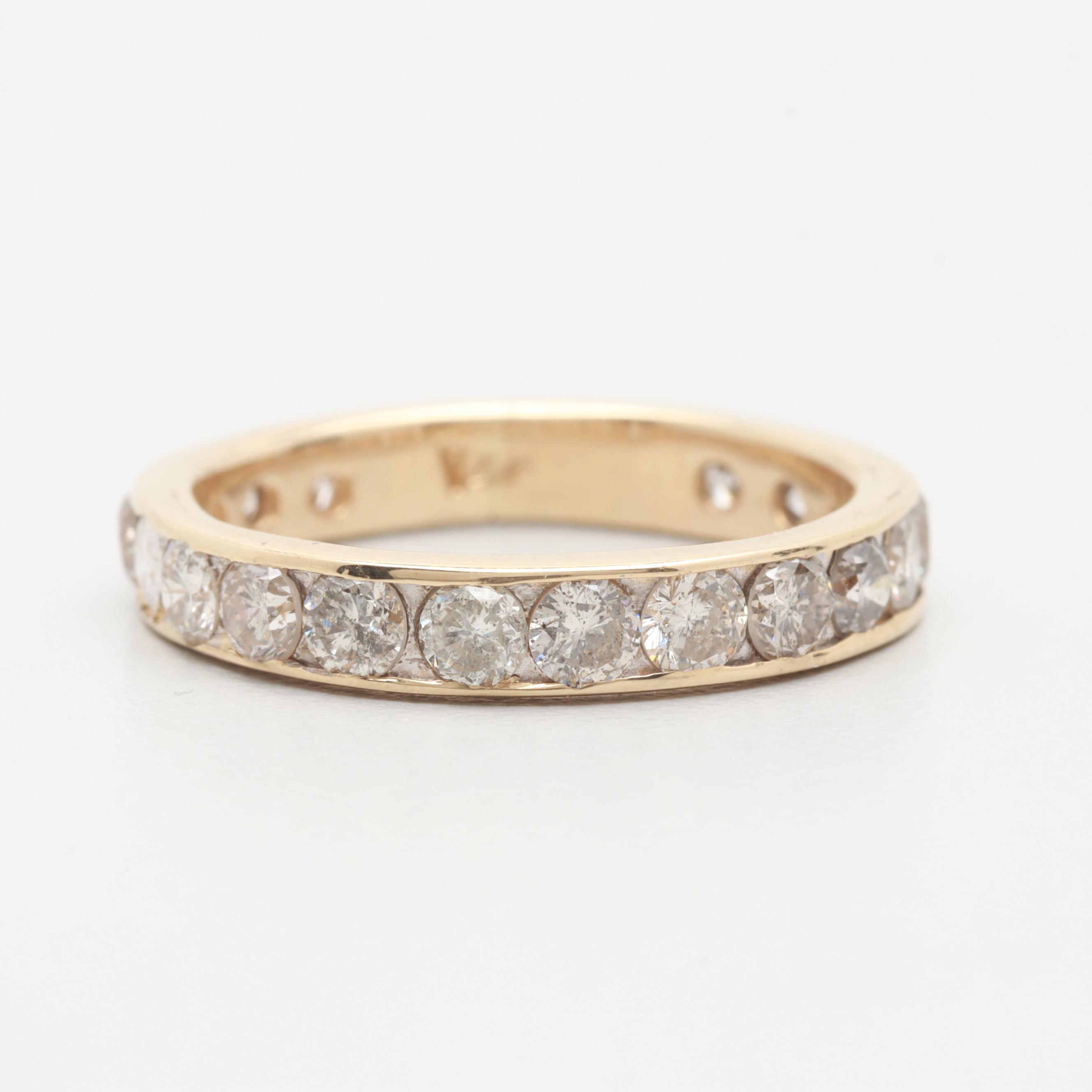 14K Yellow Gold 1.33 CTW Diamond Ring