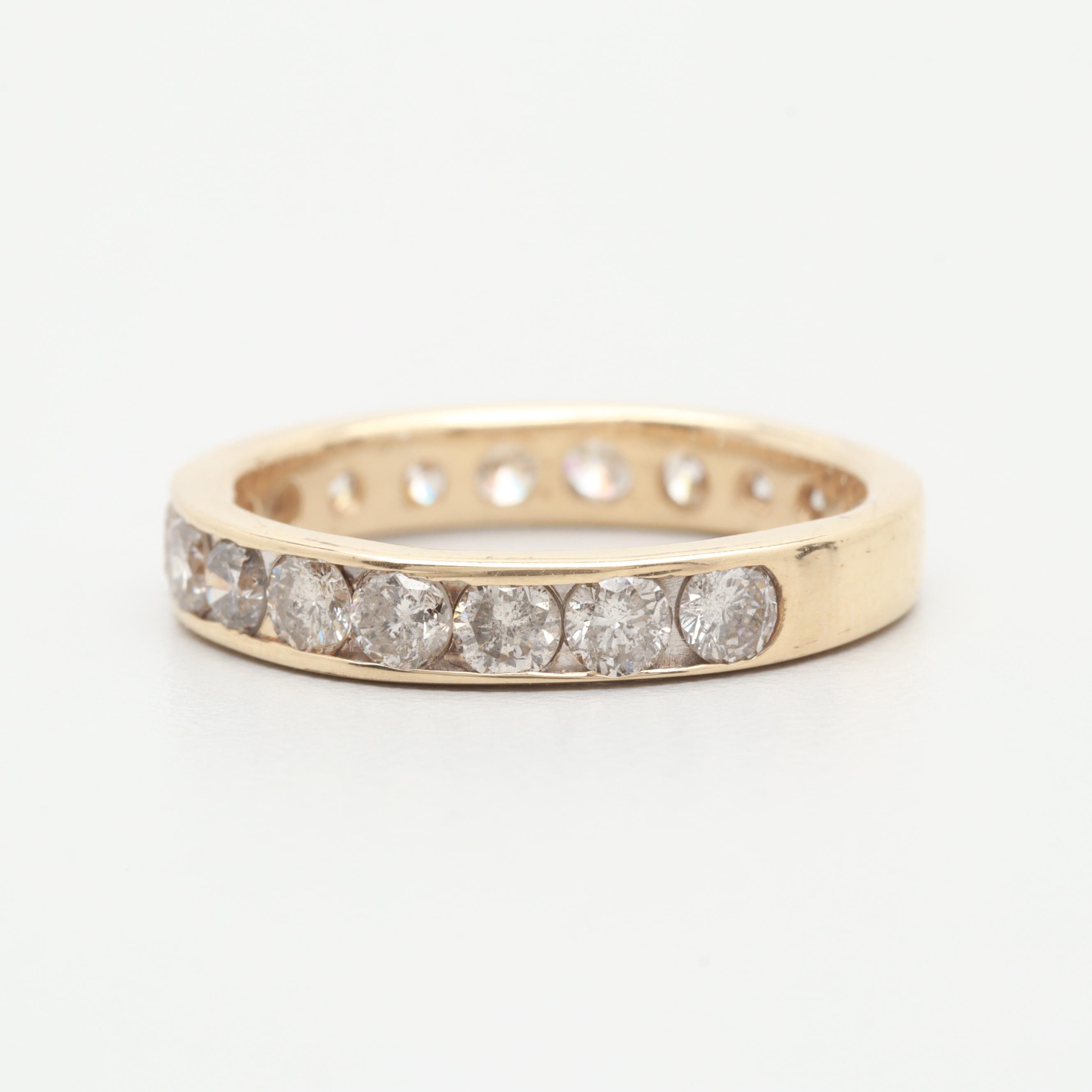 14K Yellow Gold 1.33 CTW Diamond Ring