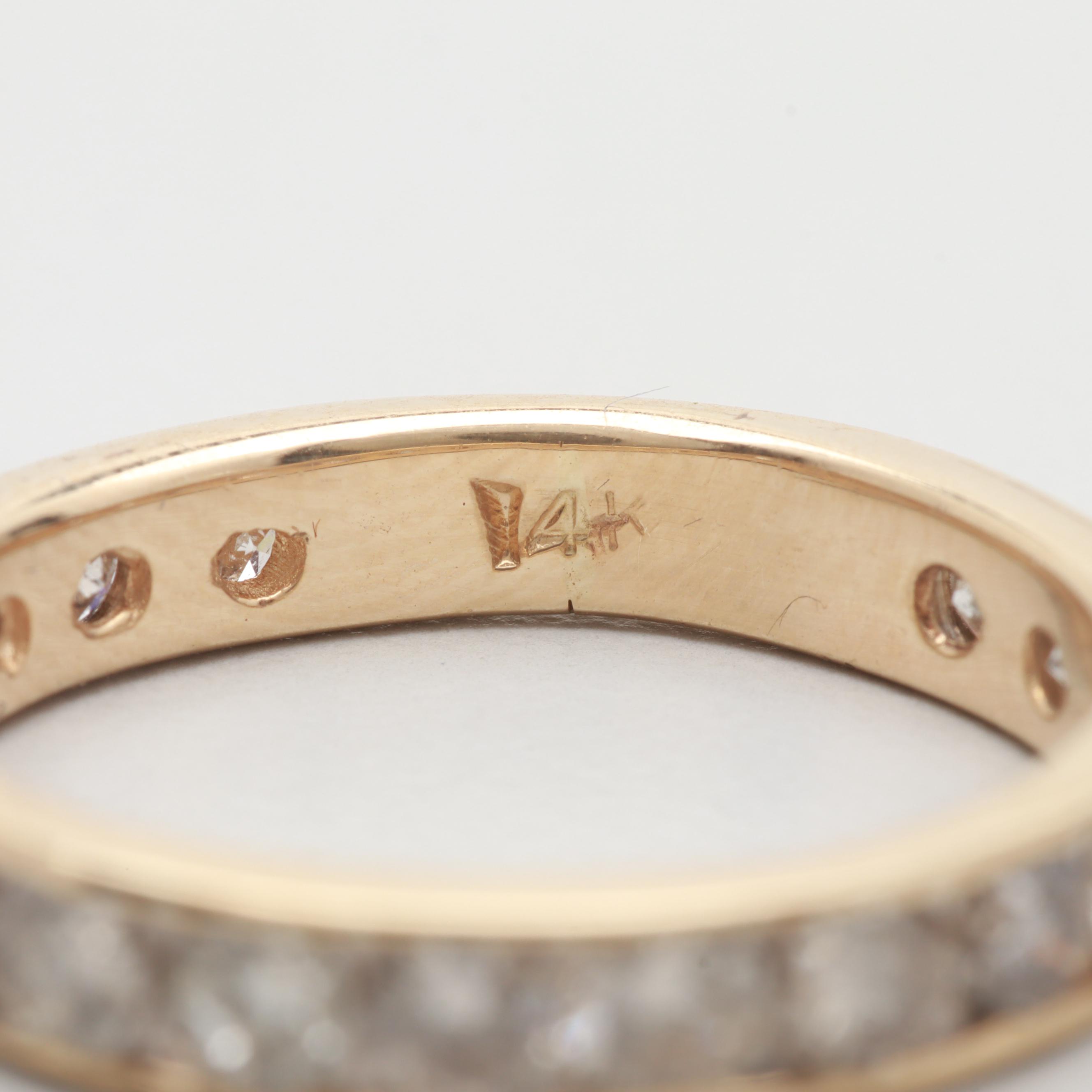 14K Yellow Gold 1.33 CTW Diamond Ring