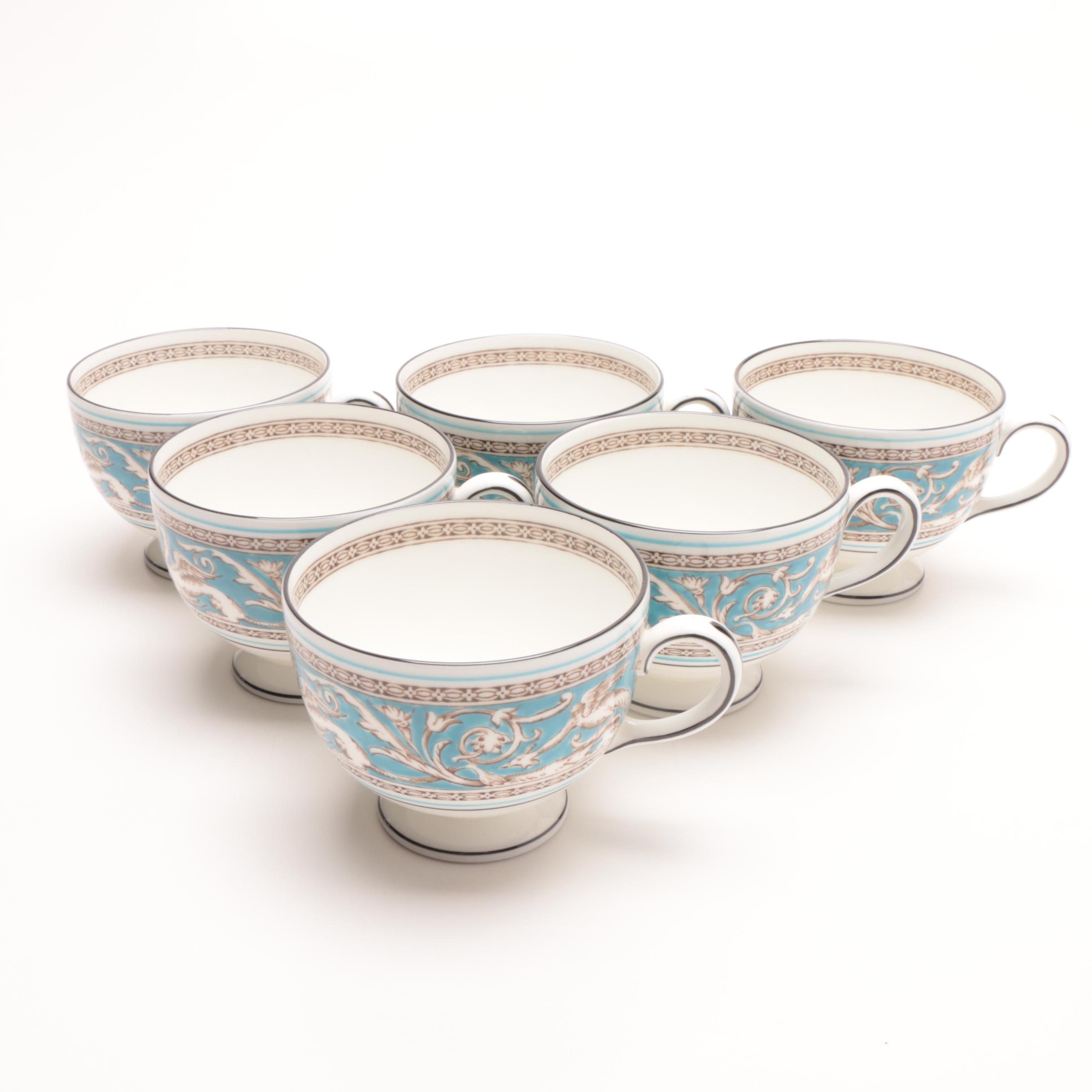 Wedgwood "Florentine" Turquoise Bone China Tea Service