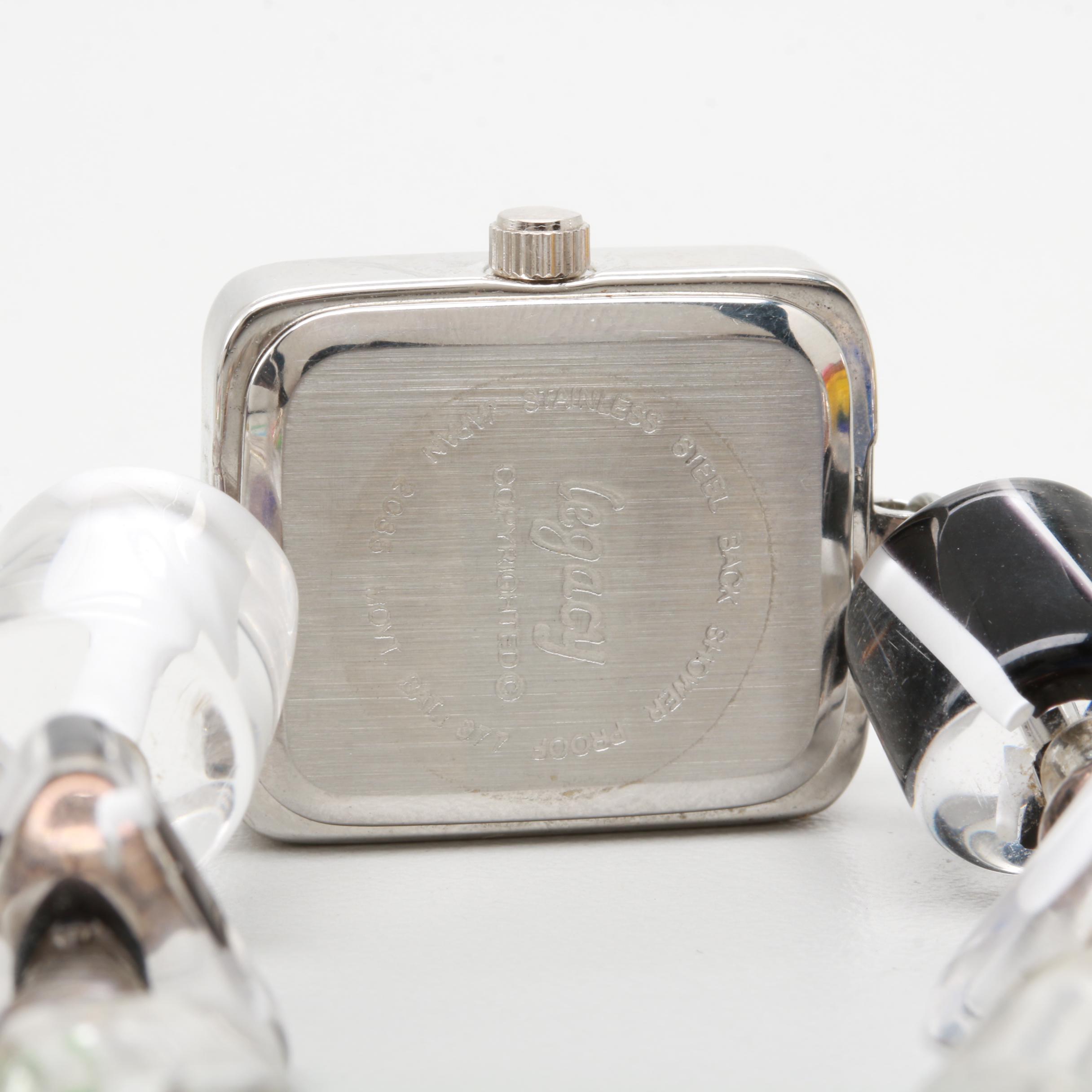 Assorted Legacy Quartz Watches With Glass Bead and Sterling Clasp Bracelets