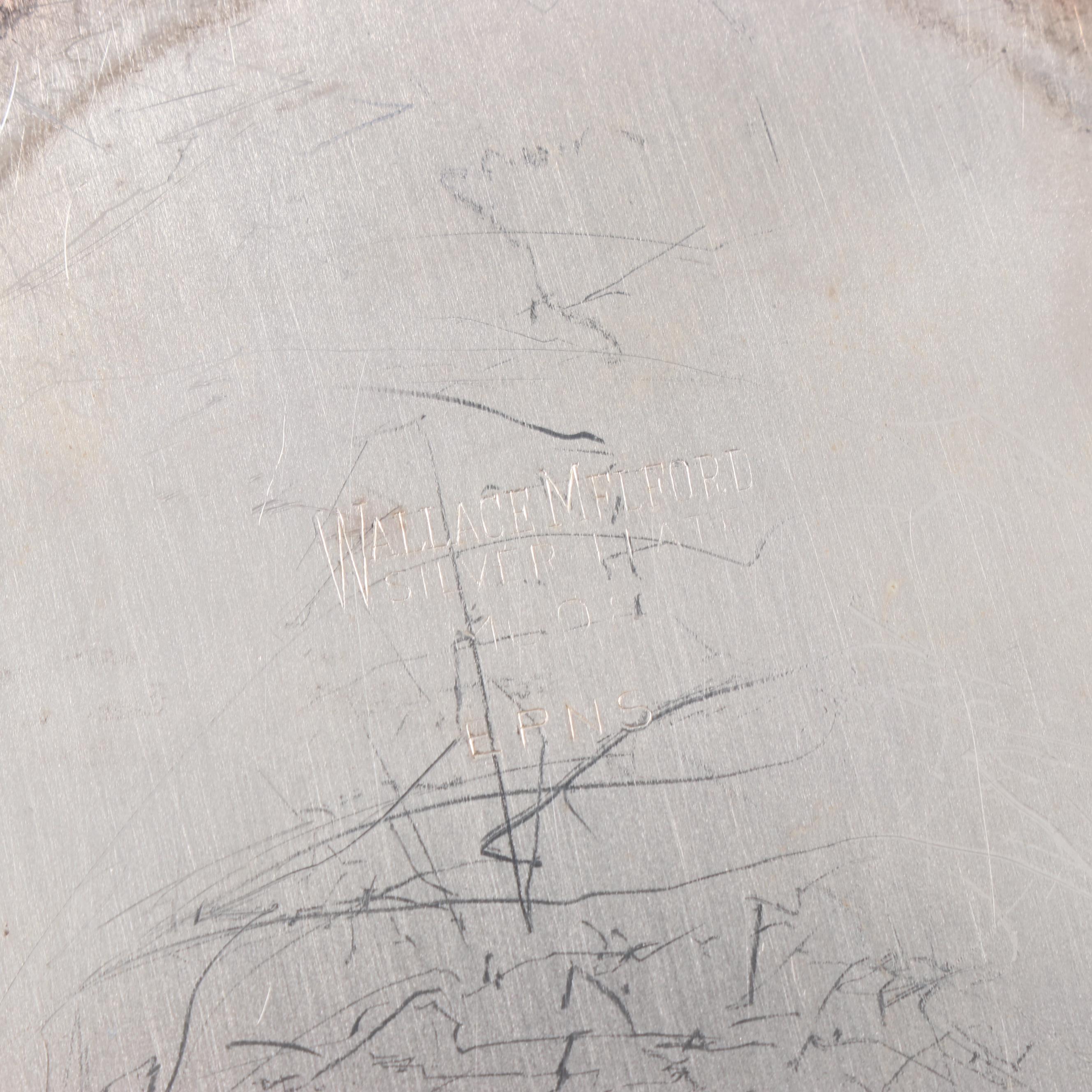 International Silver Co. "Camille" Tray with Other Silver Plate Serveware