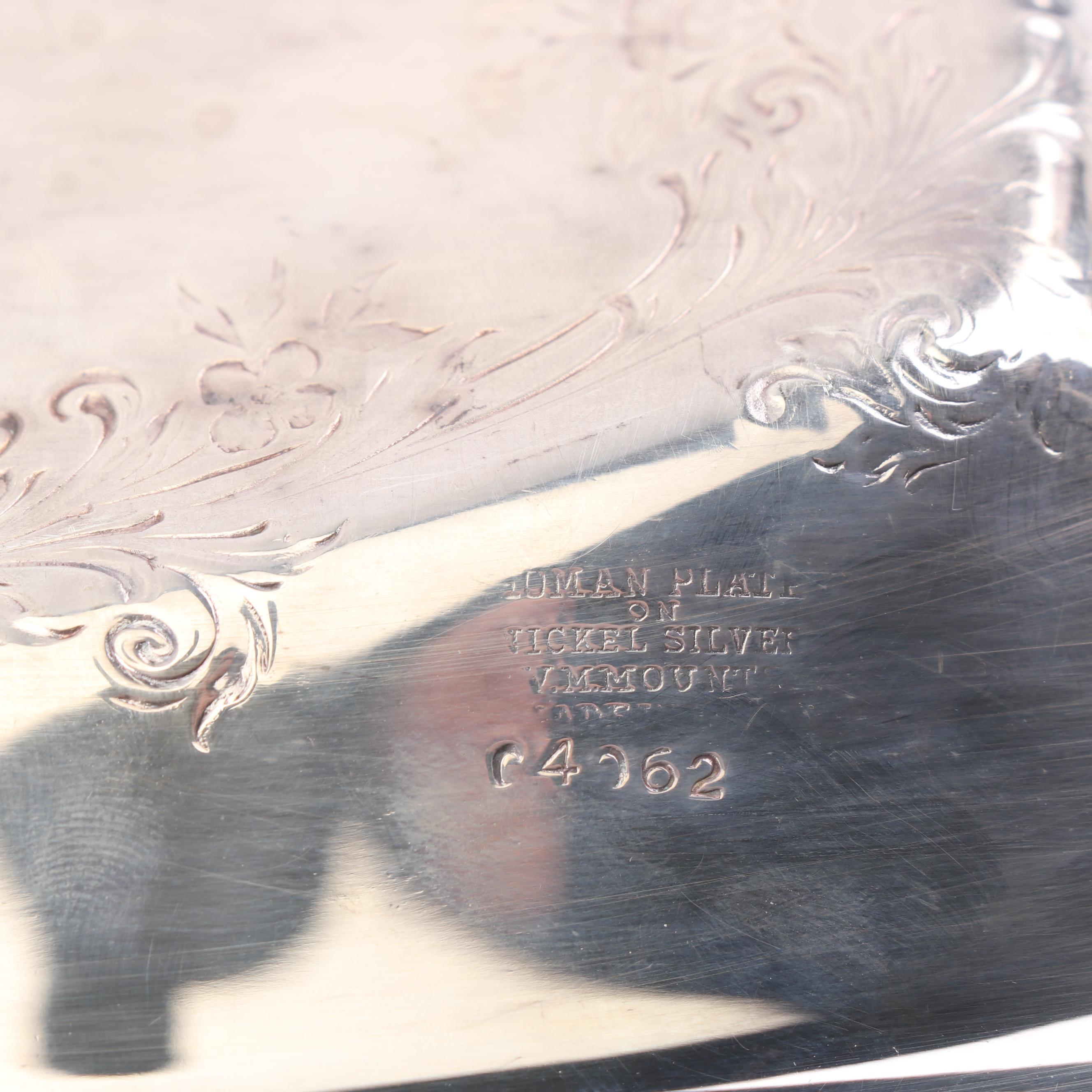 International Silver Co. "Camille" Tray with Other Silver Plate Serveware