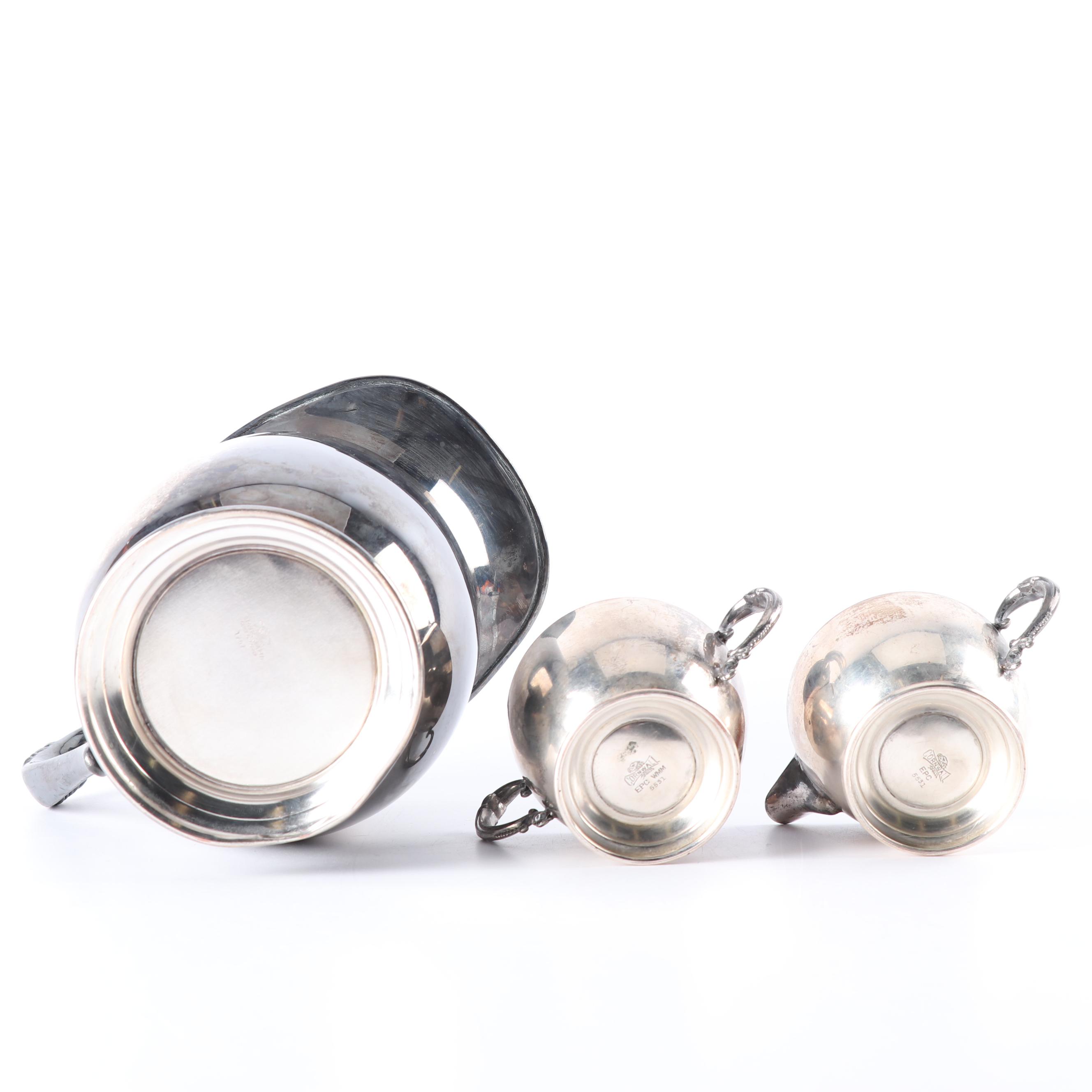 International Silver Co. "Camille" Tray with Other Silver Plate Serveware