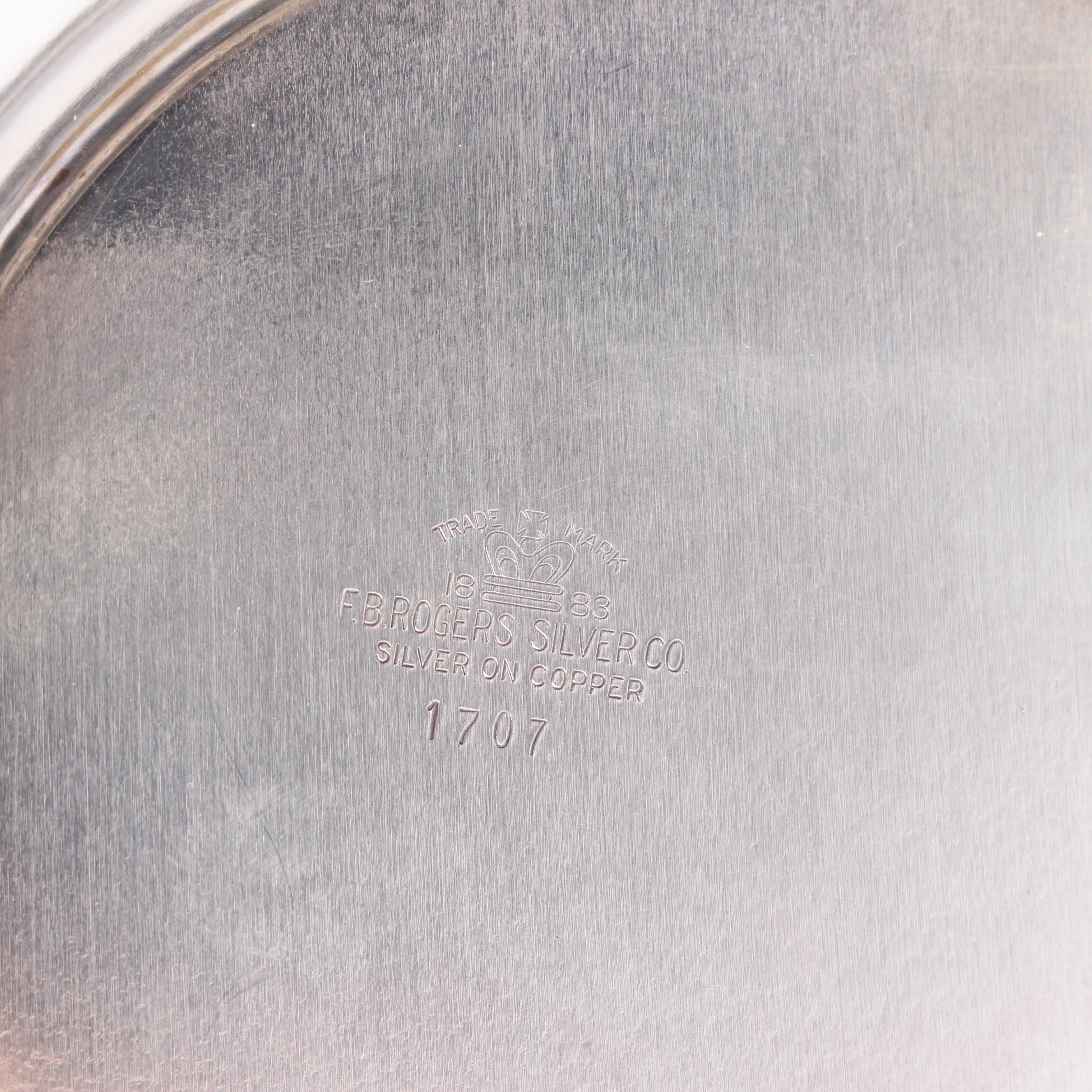 International Silver Co. "Camille" Tray with Other Silver Plate Serveware