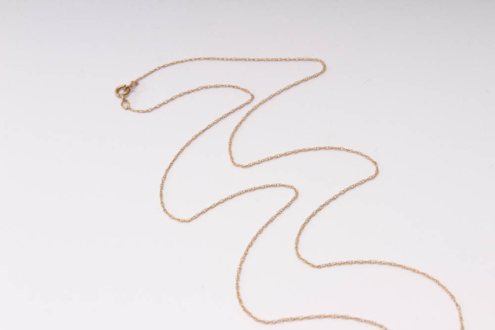 10K Yellow Gold and Diamond Ring With Necklace and Pendants