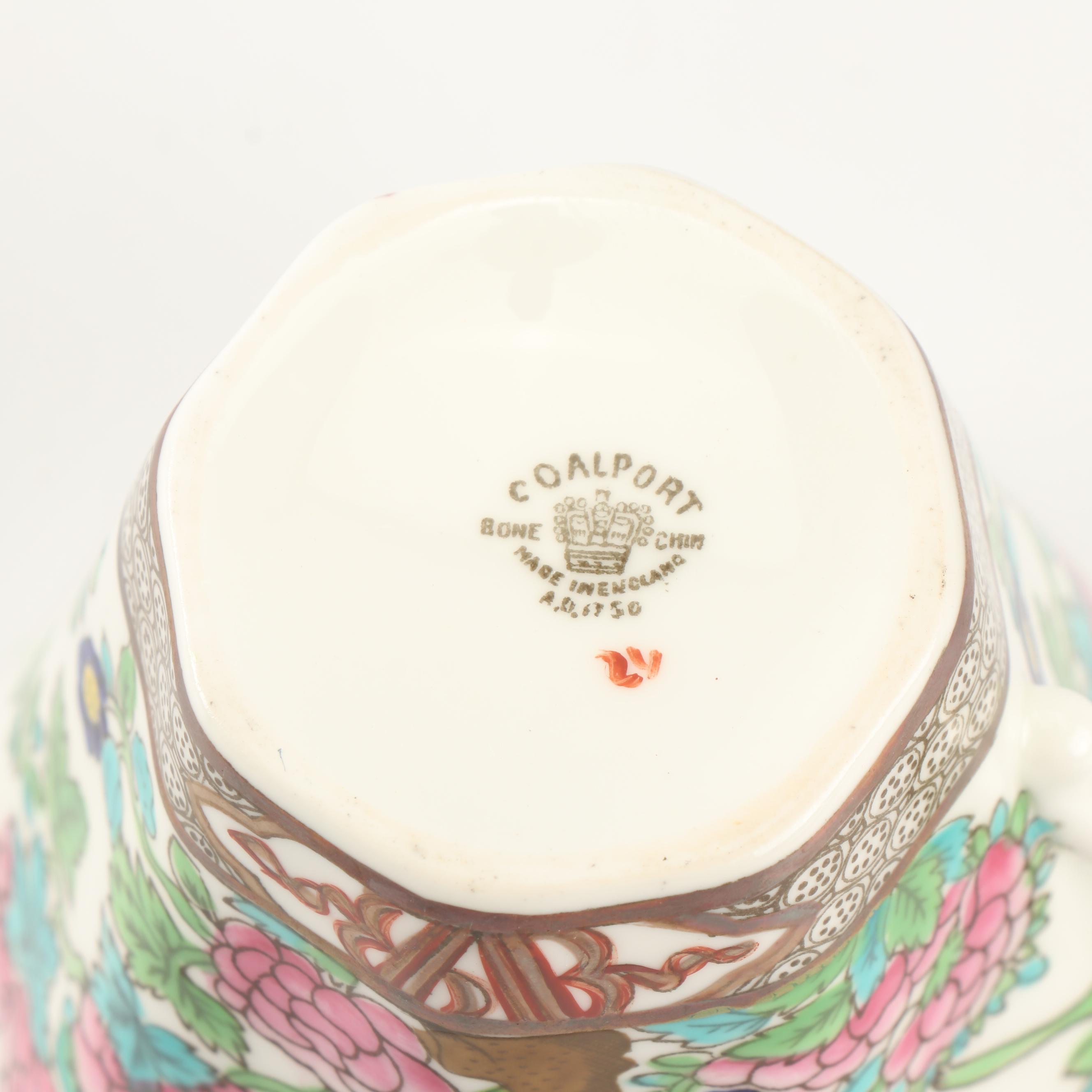 Coalport "Indian Tree" Bone China Dinnerware, c. 1891-1920