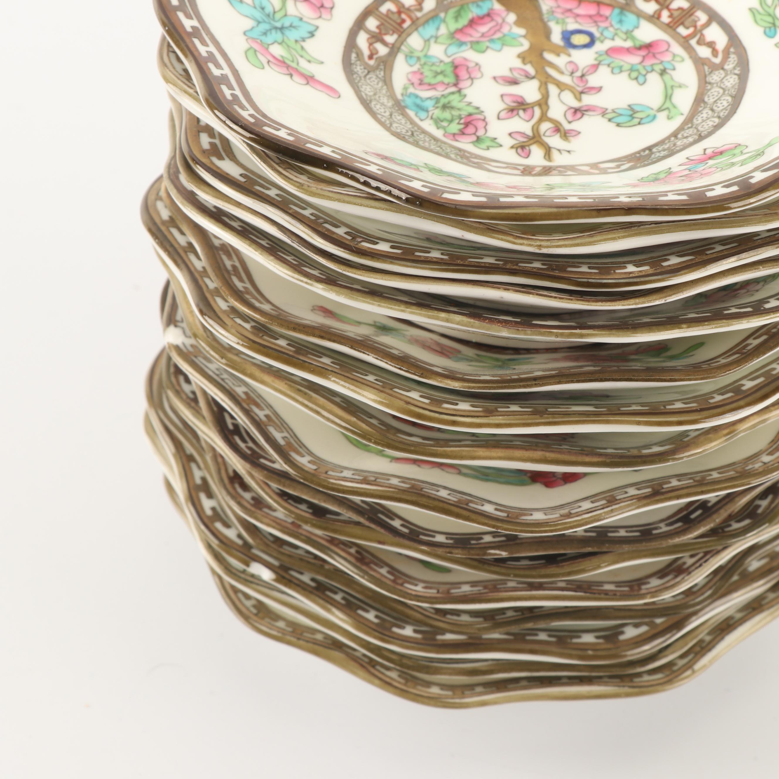 Coalport "Indian Tree" Bone China Dinnerware, c. 1891-1920