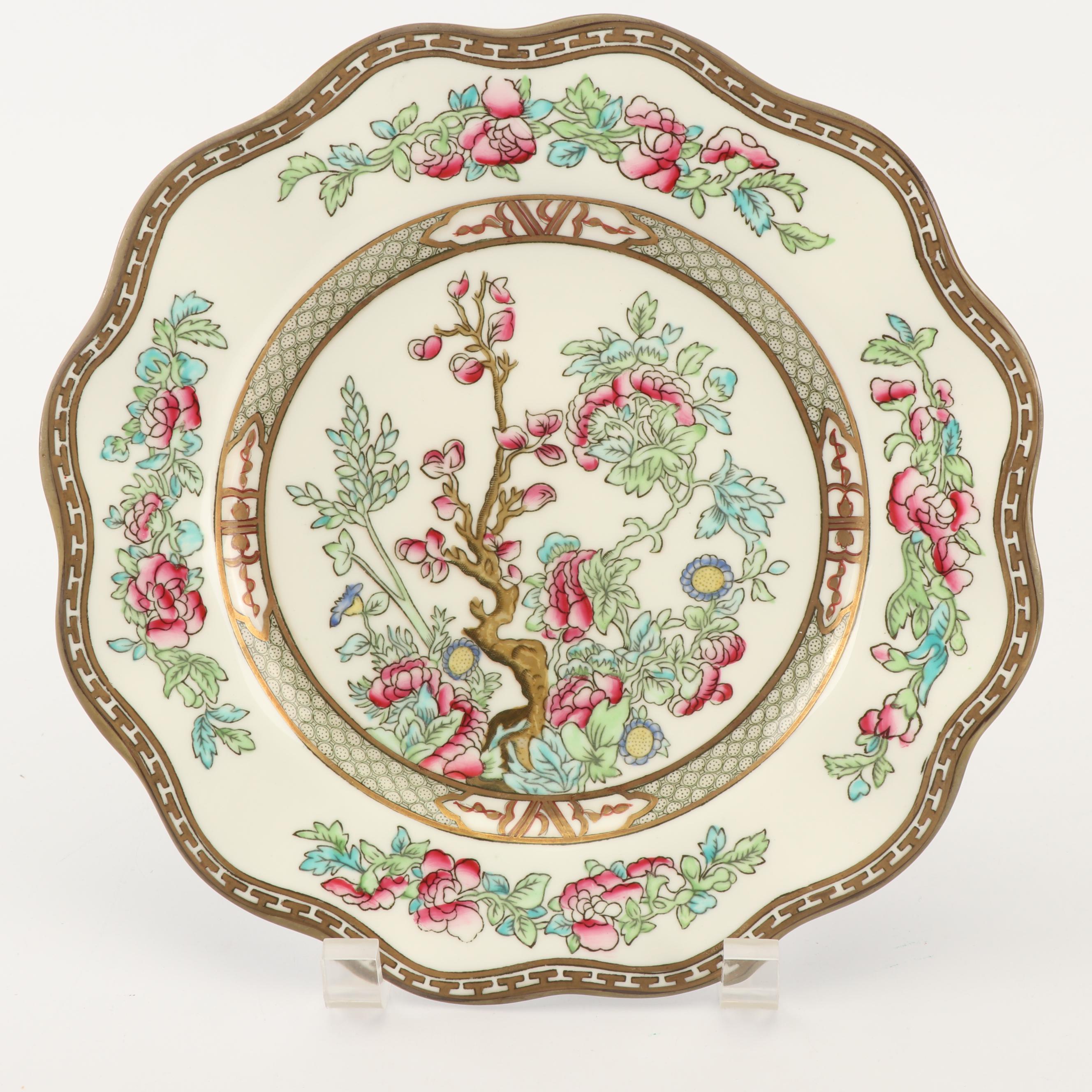 Coalport "Indian Tree" Bone China Dinnerware, c. 1891-1920