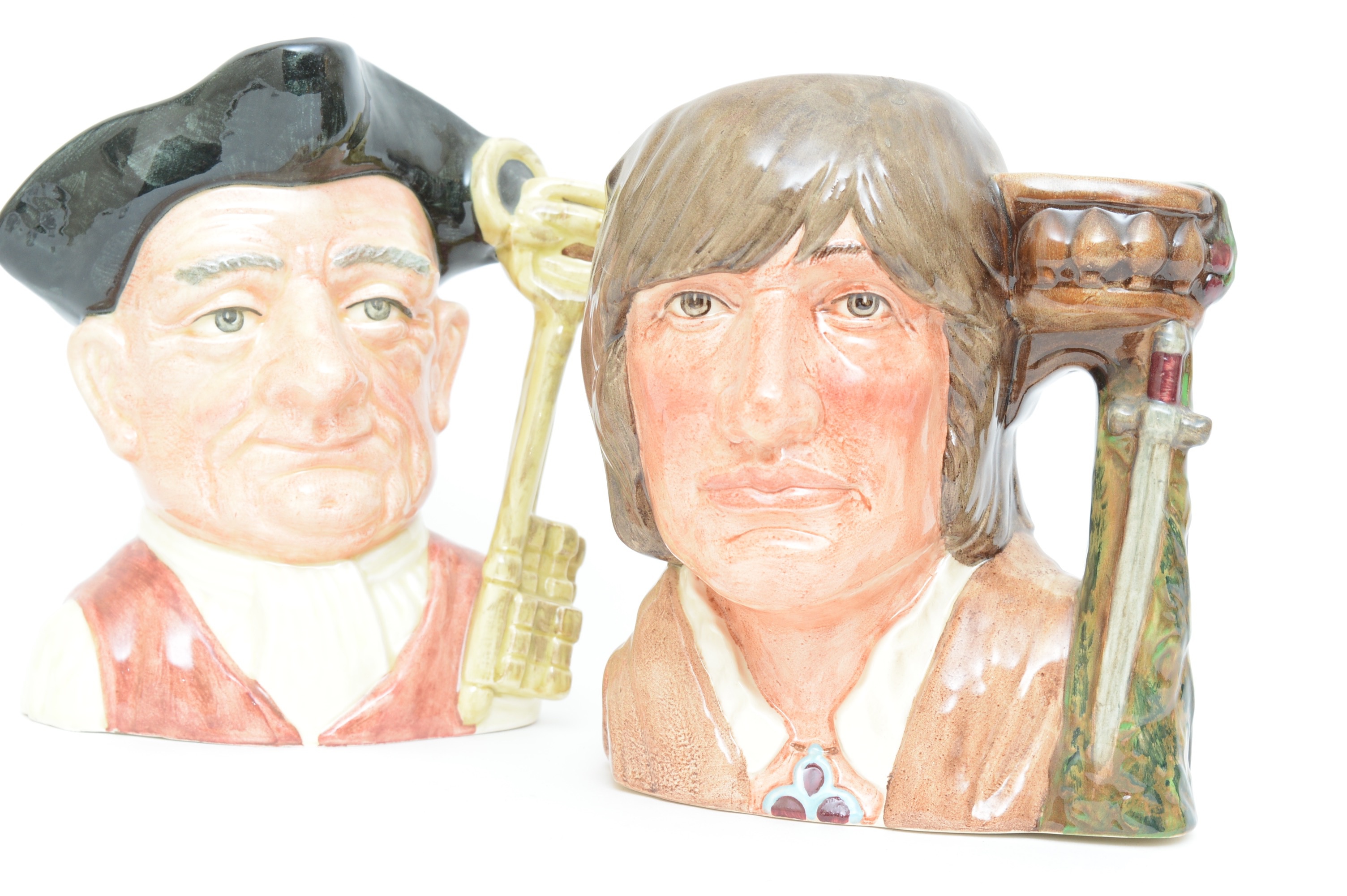 Pair of Vintage Royal Doulton Character Jugs