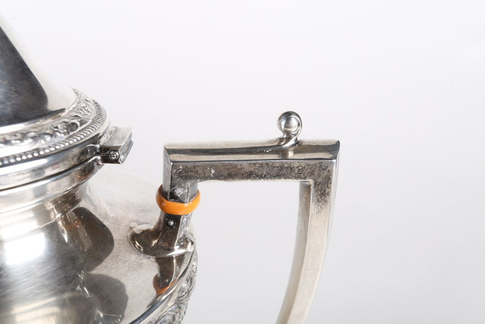 Frank M. Whiting Sterling Silver Tea and Coffee Service Set, Early 20th Century