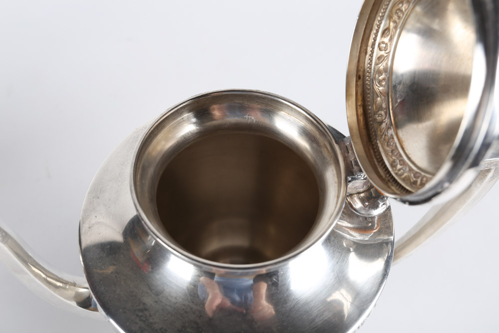 Frank M. Whiting Sterling Silver Tea and Coffee Service Set, Early 20th Century
